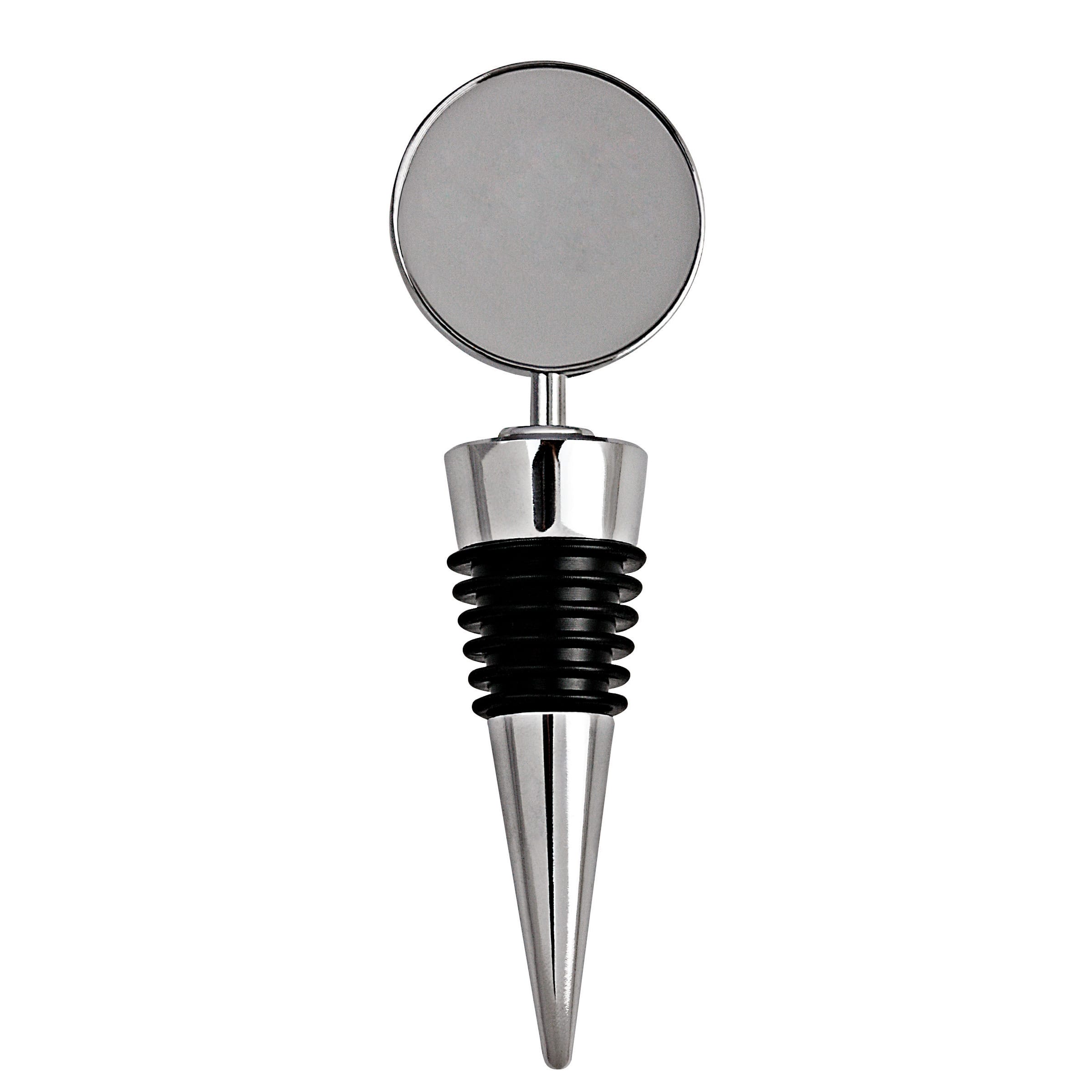 Silver Franklin Half Dollar Coin Wine Stopper
