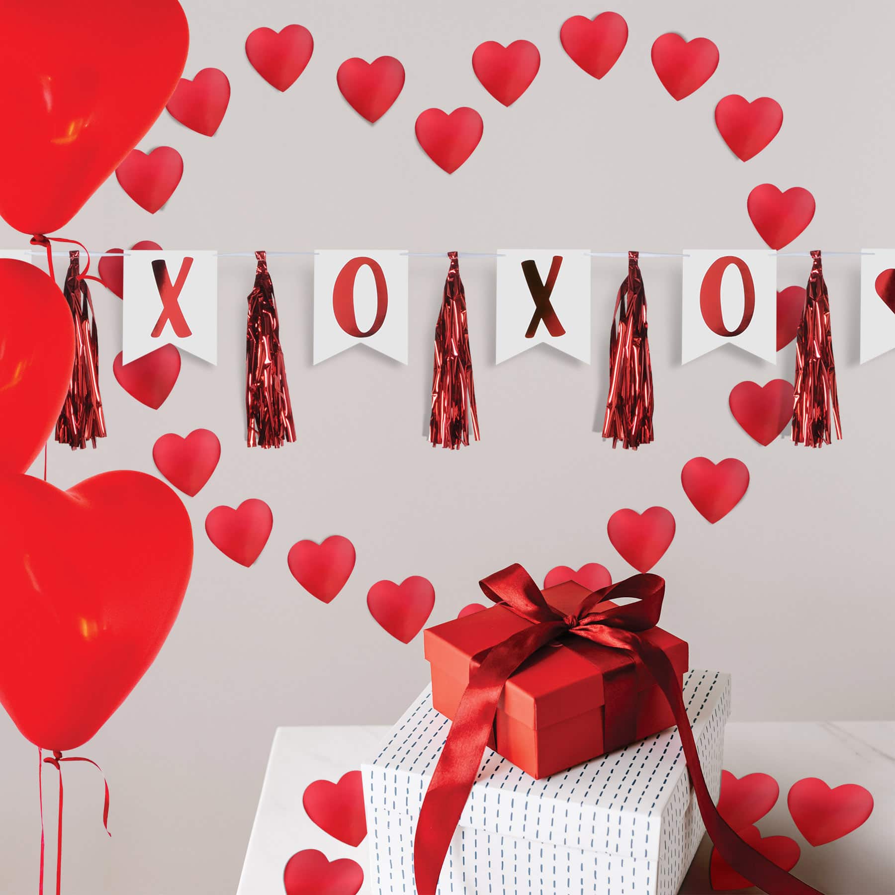 Beistle 4" Red Foil Heart Cutouts, 18ct.