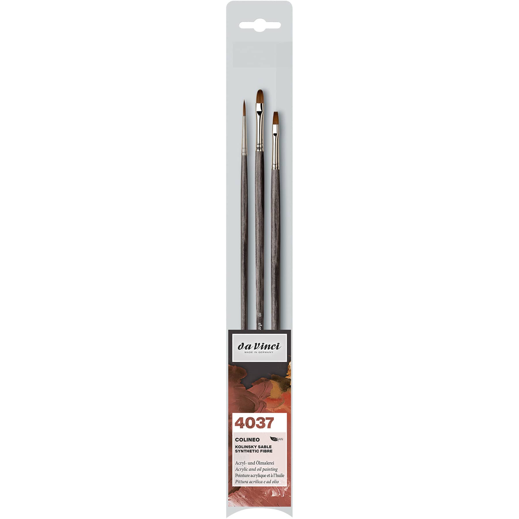 da Vinci COLINEO Red Sable Oil & Acrylic Synthetic Brush Set