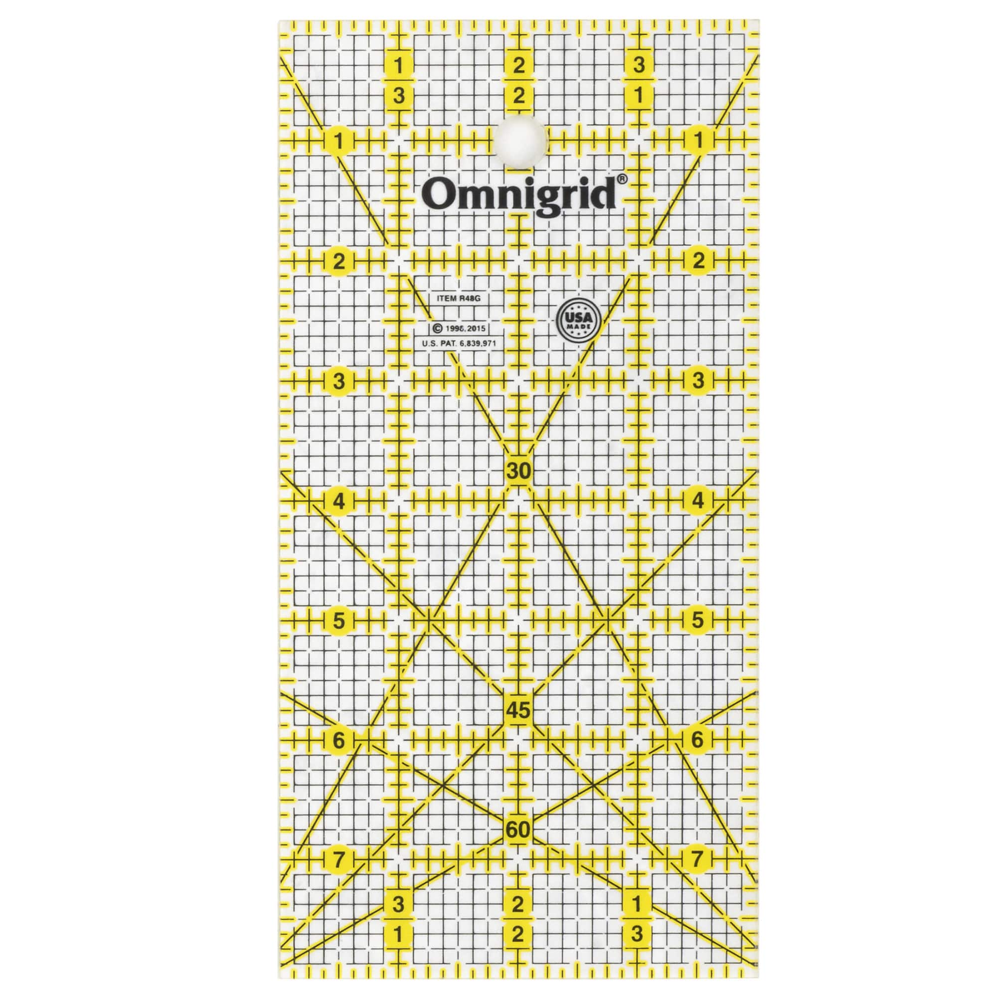 Omnigrid® 4" x 8" Rectangle Quilting & Sewing Ruler