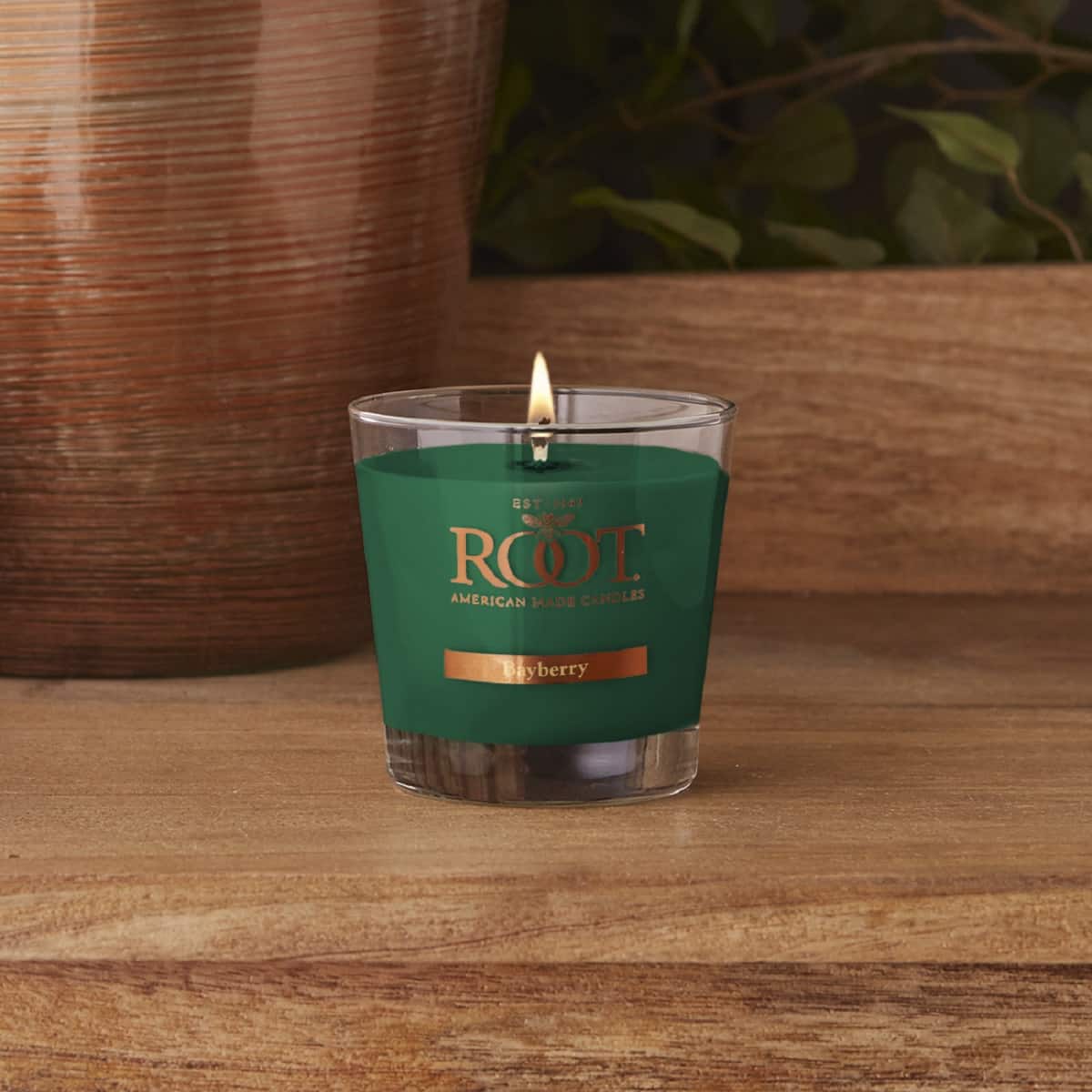 Root Candles 6.3oz. Small Scented Honeycomb Veriglass Jar Candle