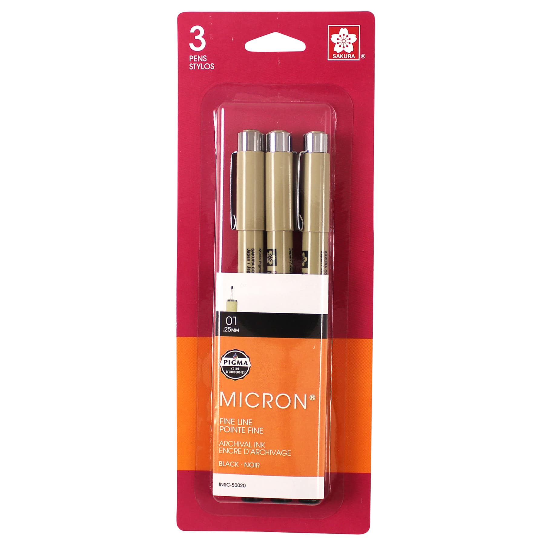 Pigma® Micron® Black Fine Line Ink Pens