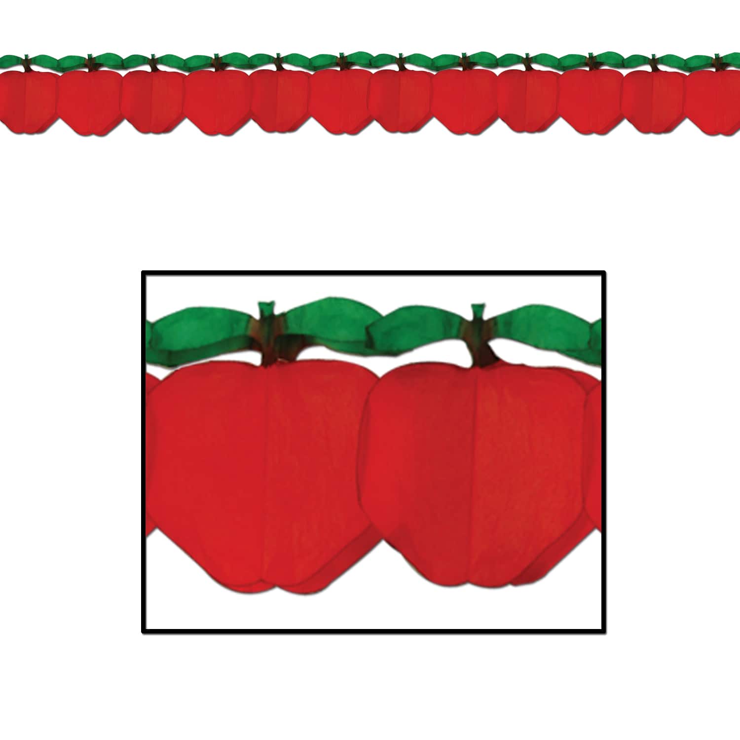 Beistle 12ft. Red Apple Garland