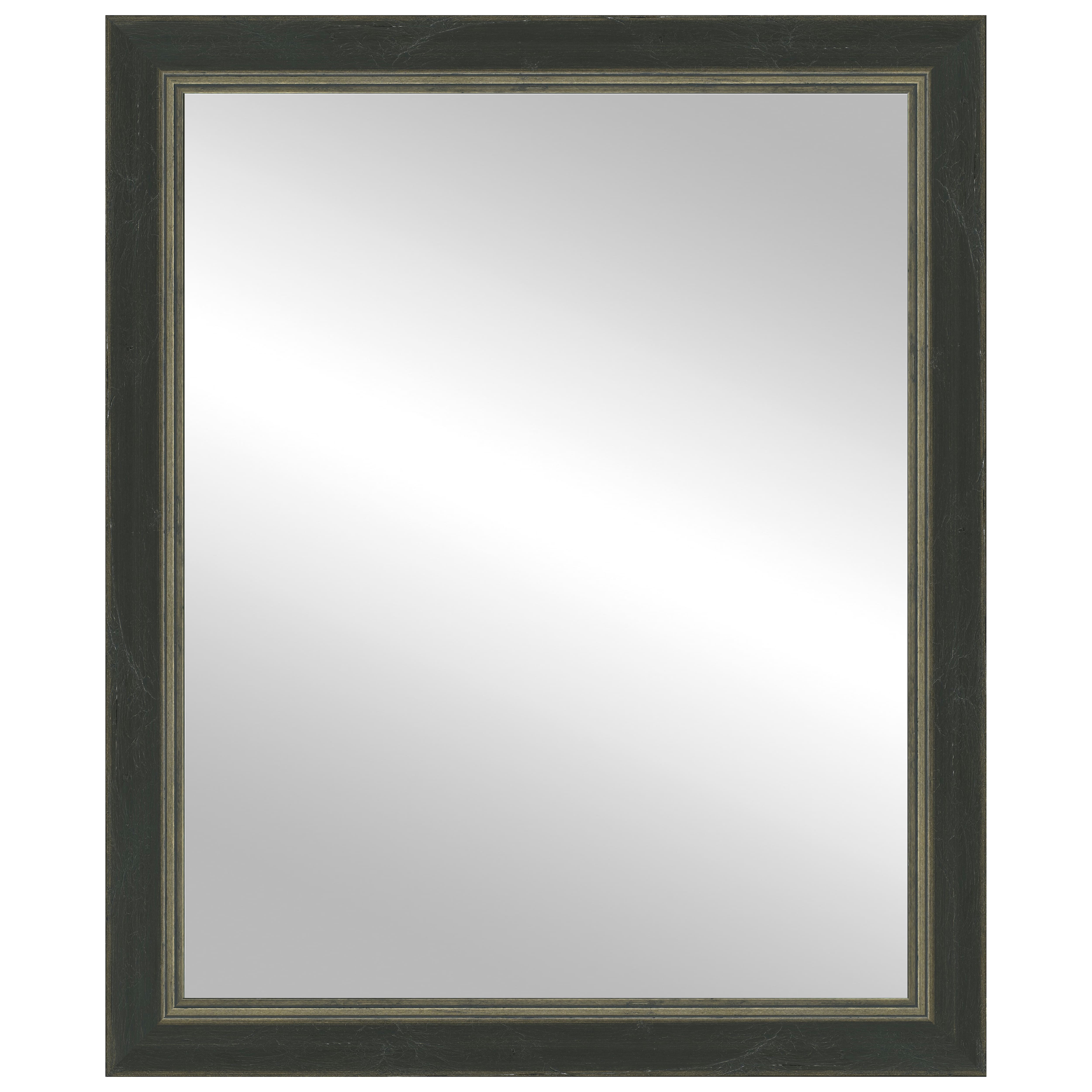Timeless Frames® Dara Black & Silver 24" x 30" Framed Mirror