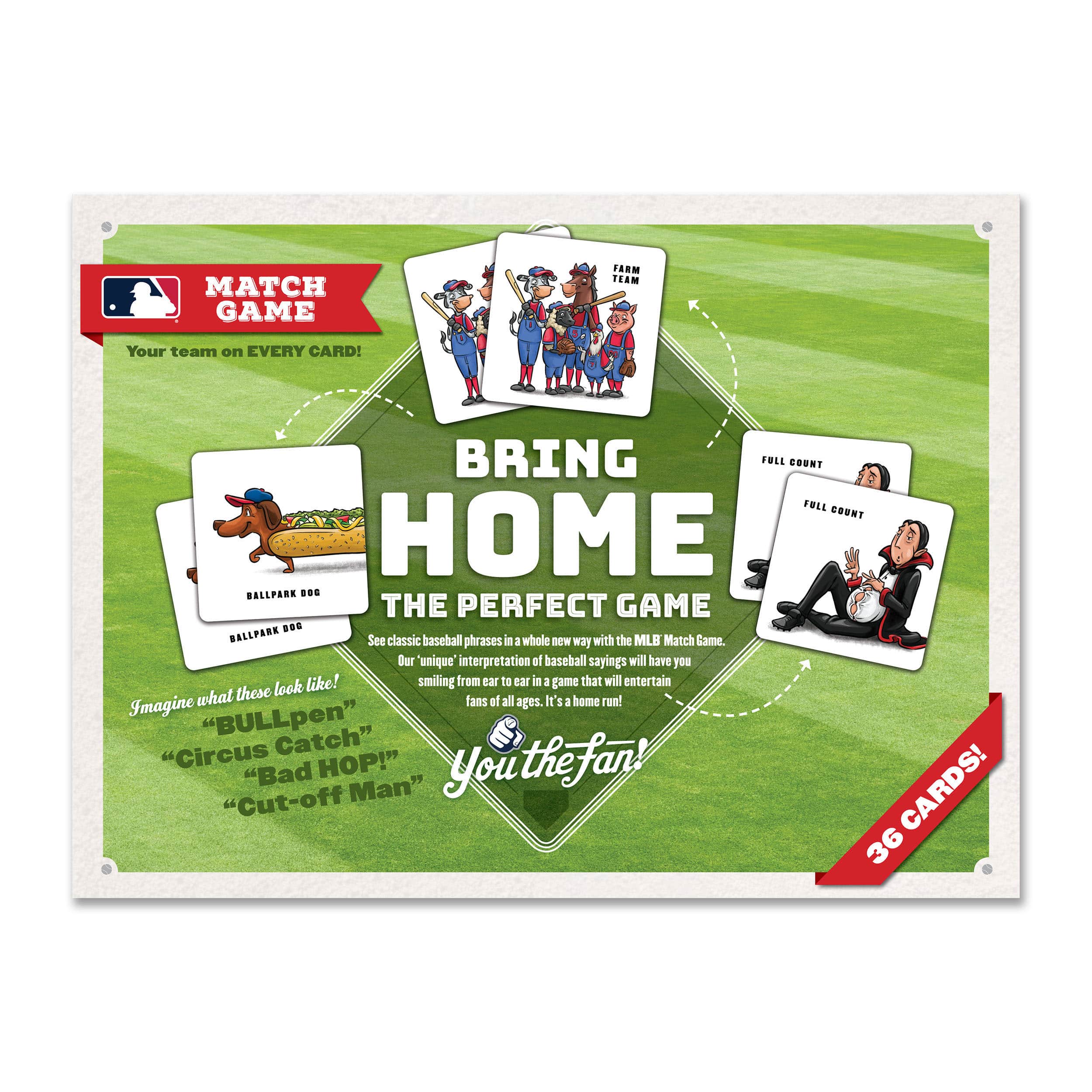 Major League Baseball Licensed Memory Match Game