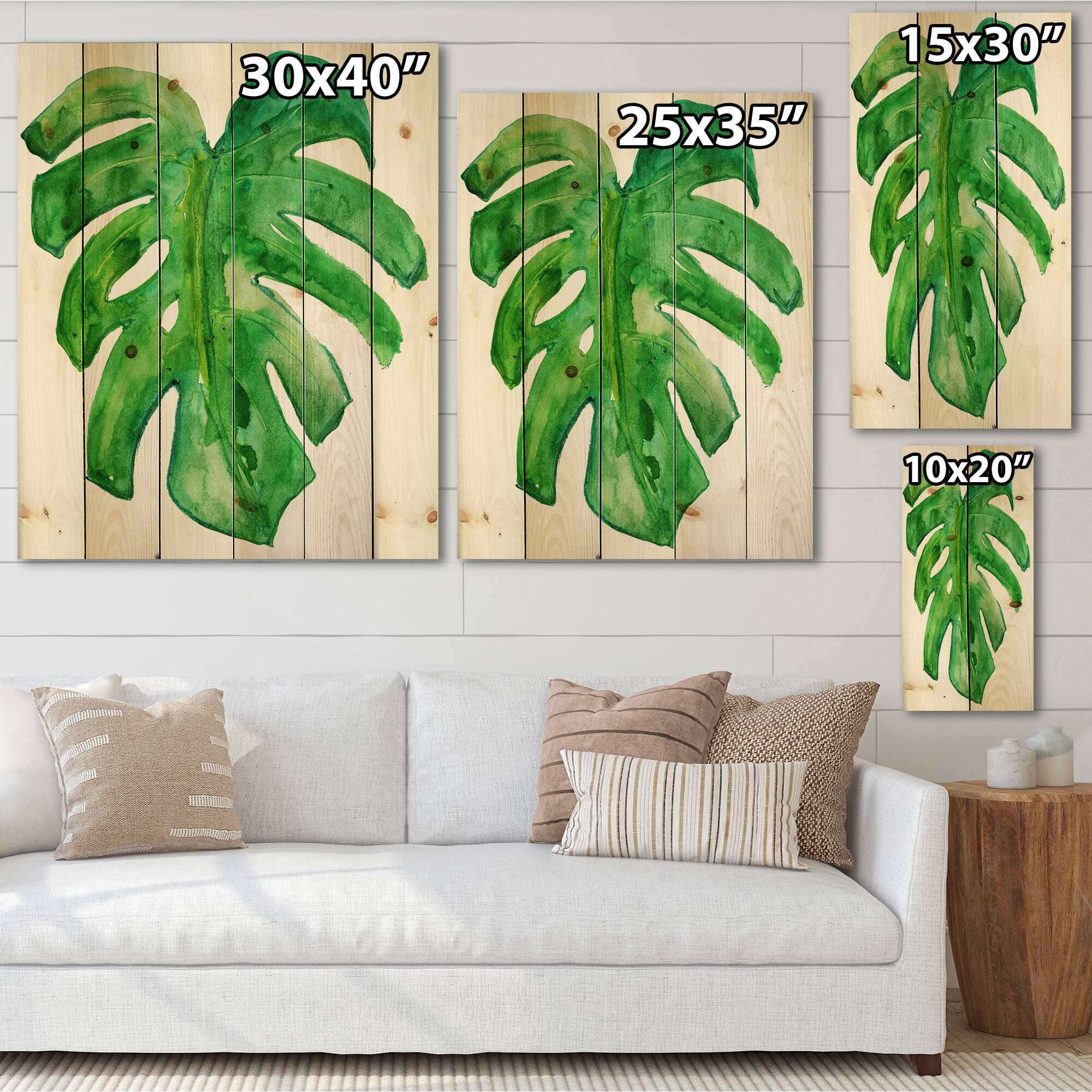 Designart - Tropical Leaf Of Monstera I