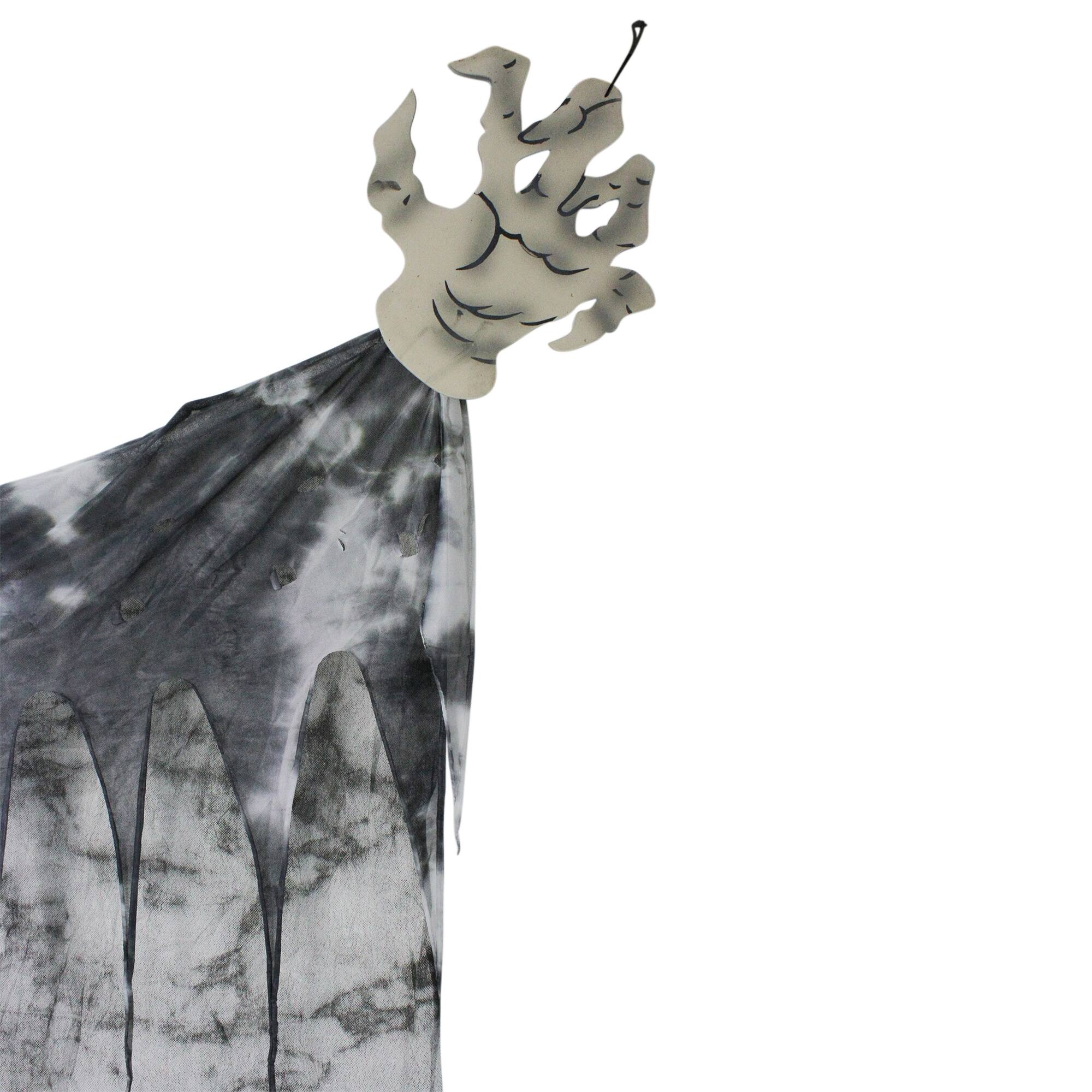 11ft. Eerie Grim Reaper with Large Hands Hanging Halloween Decoration