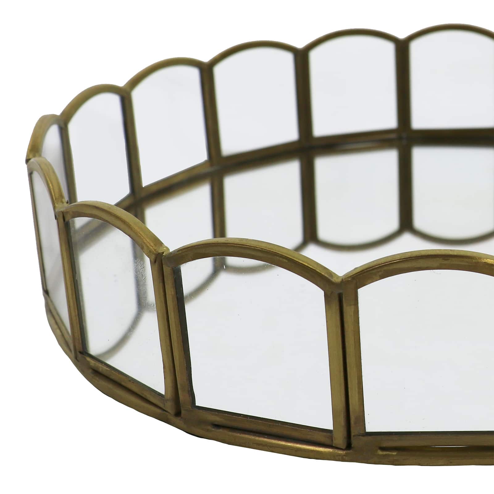10.5" Glass Round Tray by Ashland®