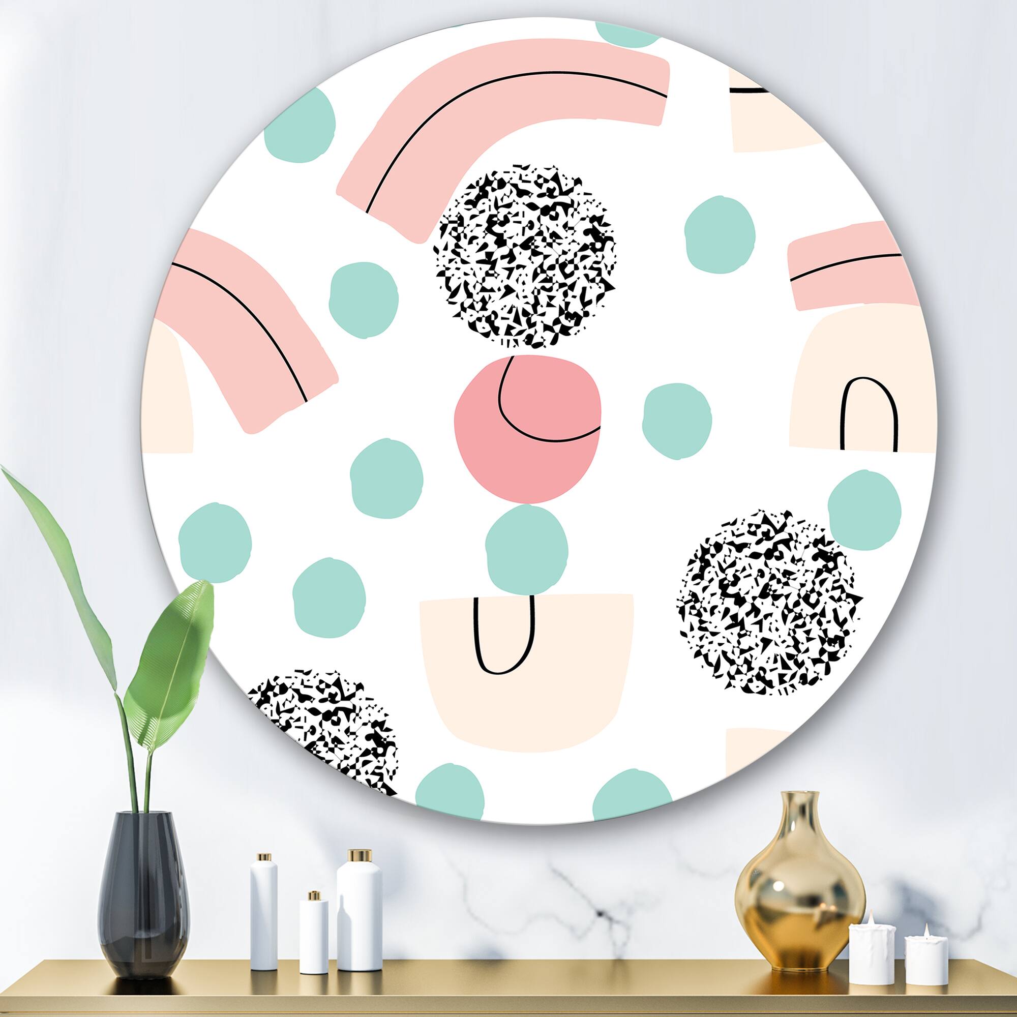 Designart - Organic and Elements In Pastel Tones
