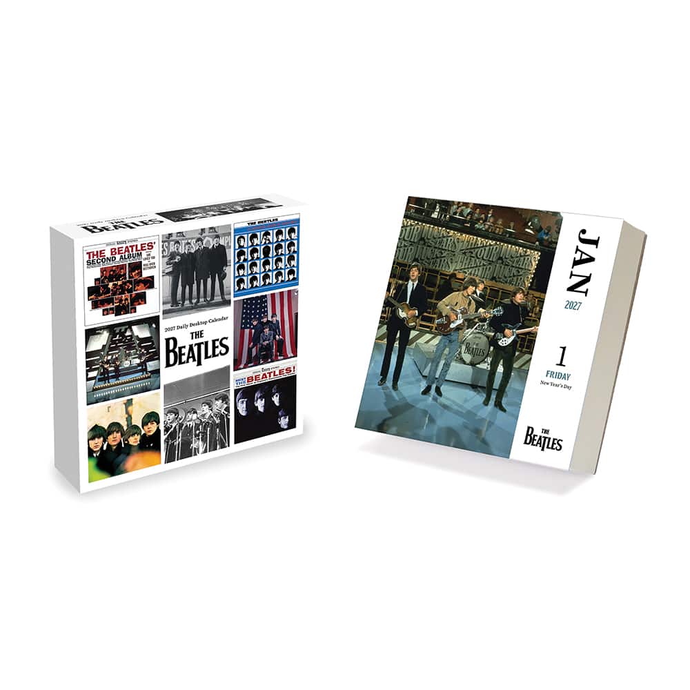 THE BEATLES CALENDAR 1987年　特典、封筒付き 2027 The Beatles Daily Desktop Calendar | Michaels