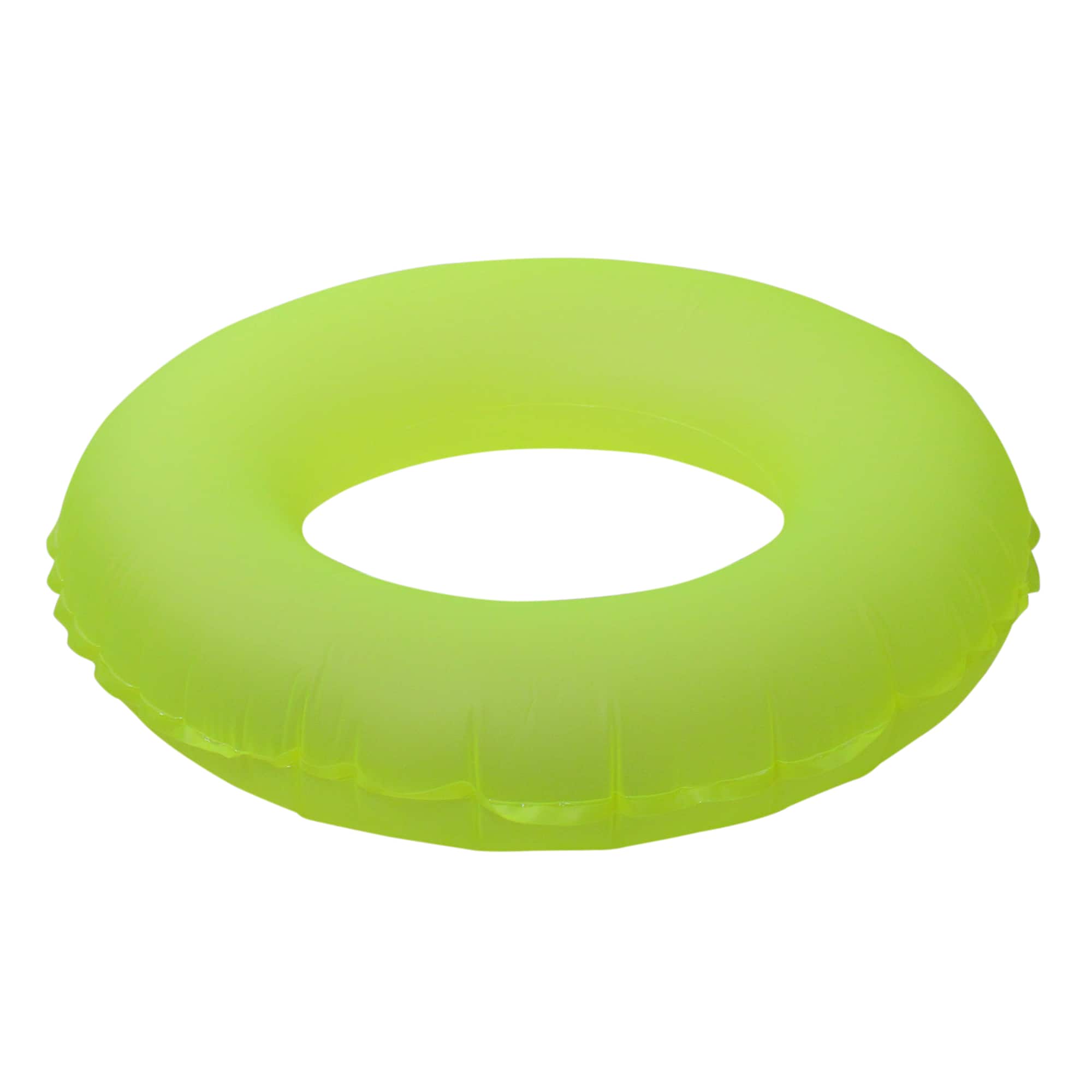 30" Neon Yellow Inflatable Inner Tube Pool Ring Float