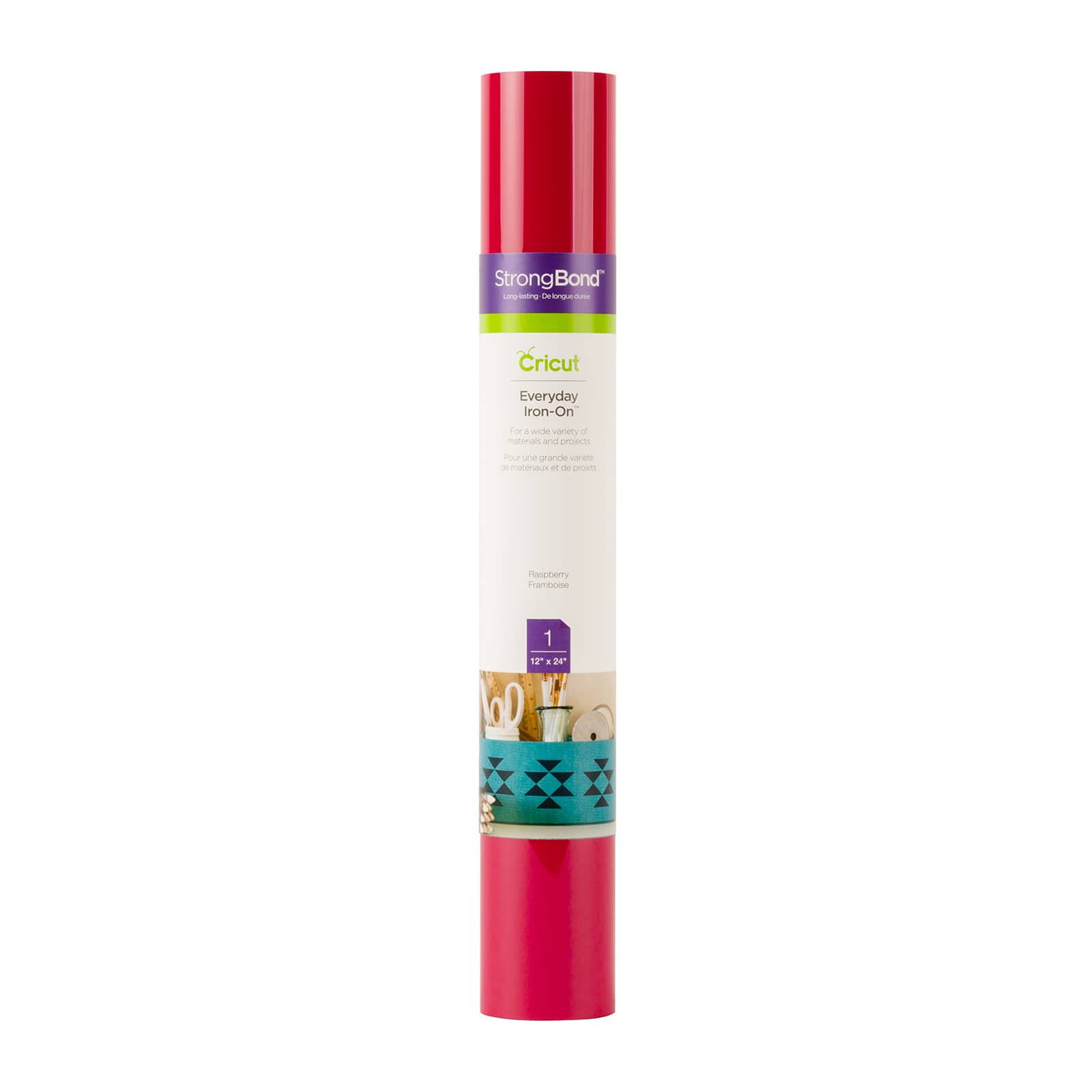 Cricut® Raspberry Everyday Iron-On, 12" x 24"