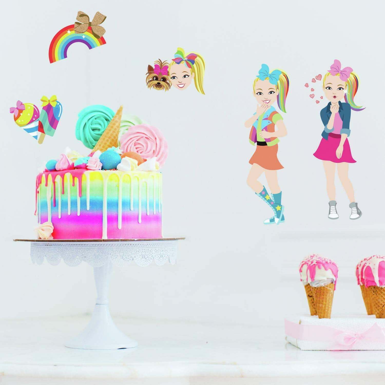 RoomMates Jojo Siwa Cartoon Peel & Stick Wall Decals