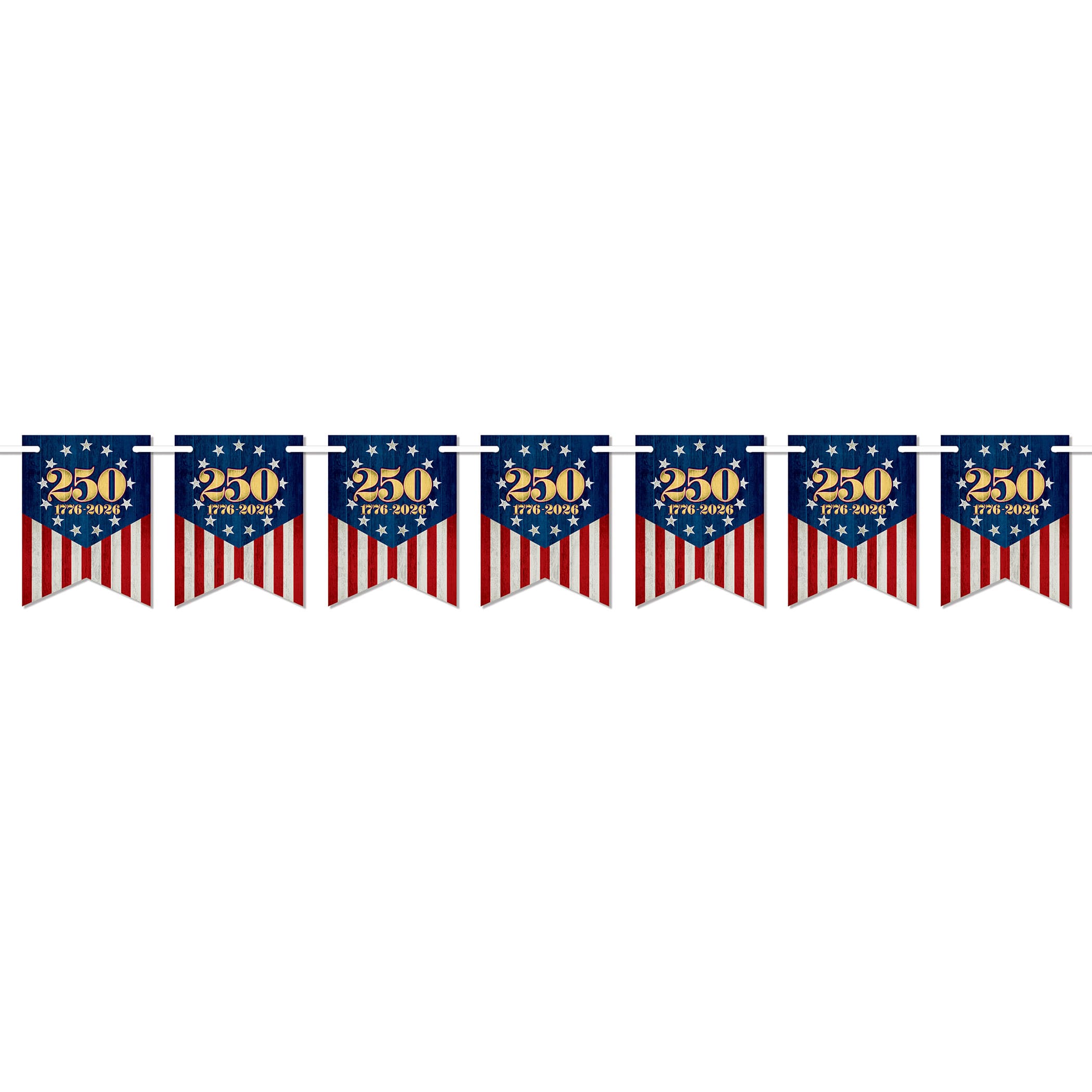 Beistle 5.5ft. Semiquincentennial Streamers, 2ct.