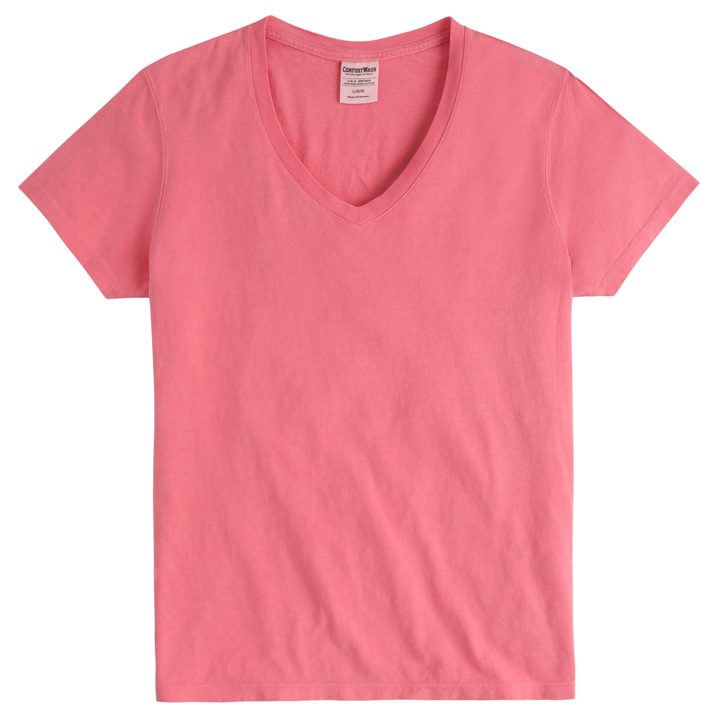 Hanes ComfortWash Garment-Dyed V-Neck Women's T-Shirt