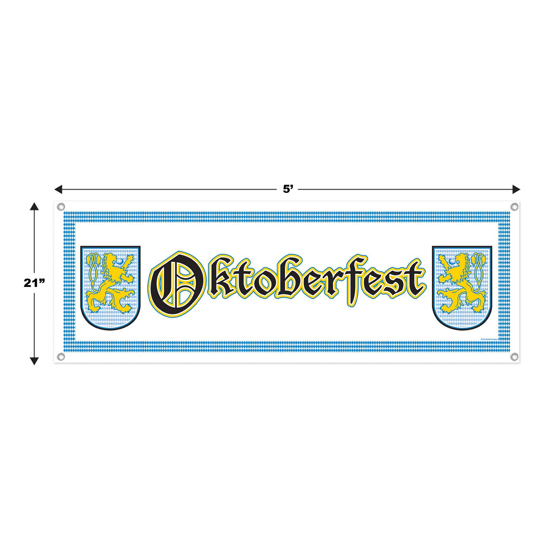 Beistle 5ft. Oktoberfest Sign Banner