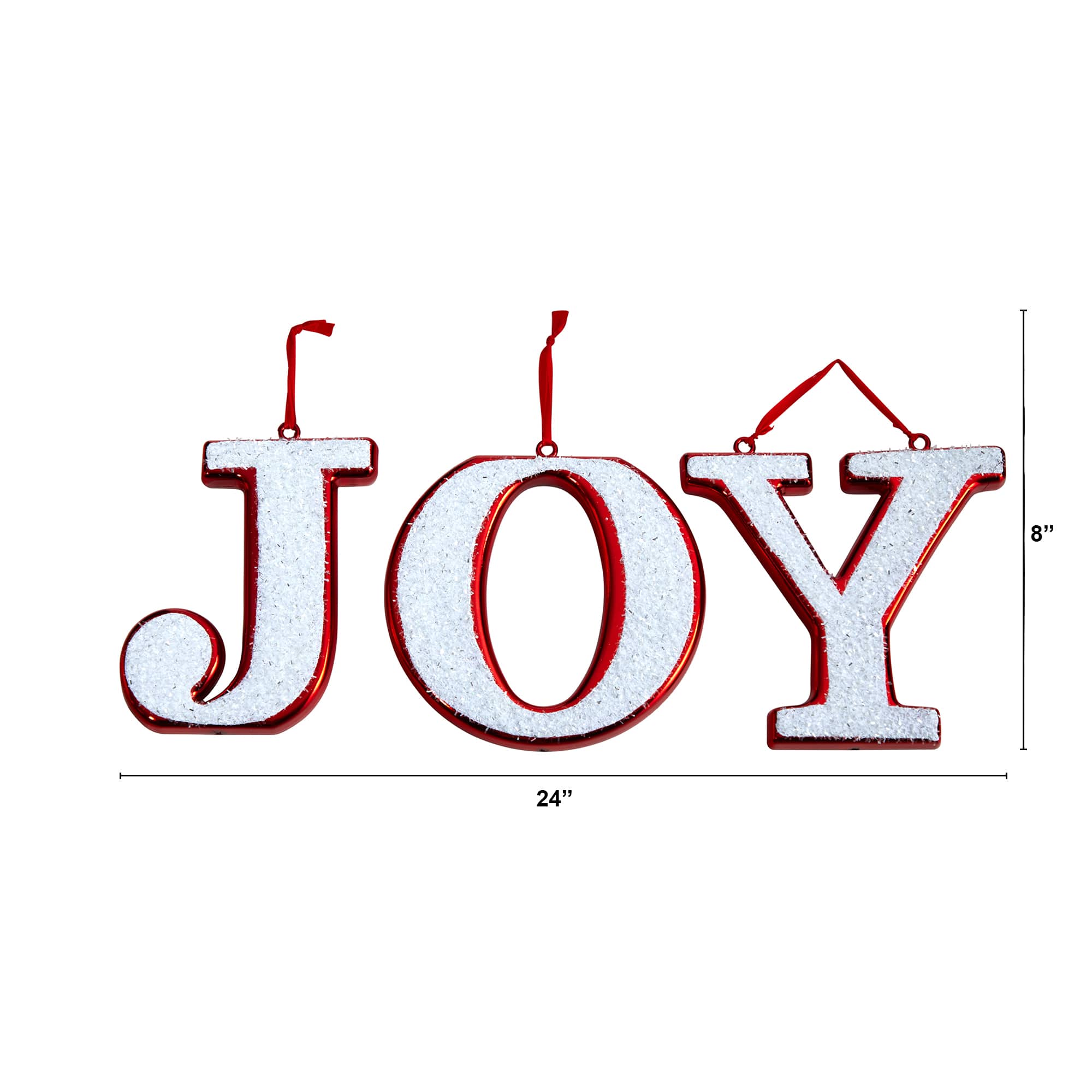 8.5" Joy Holiday Deluxe Shatterproof Ornament Set