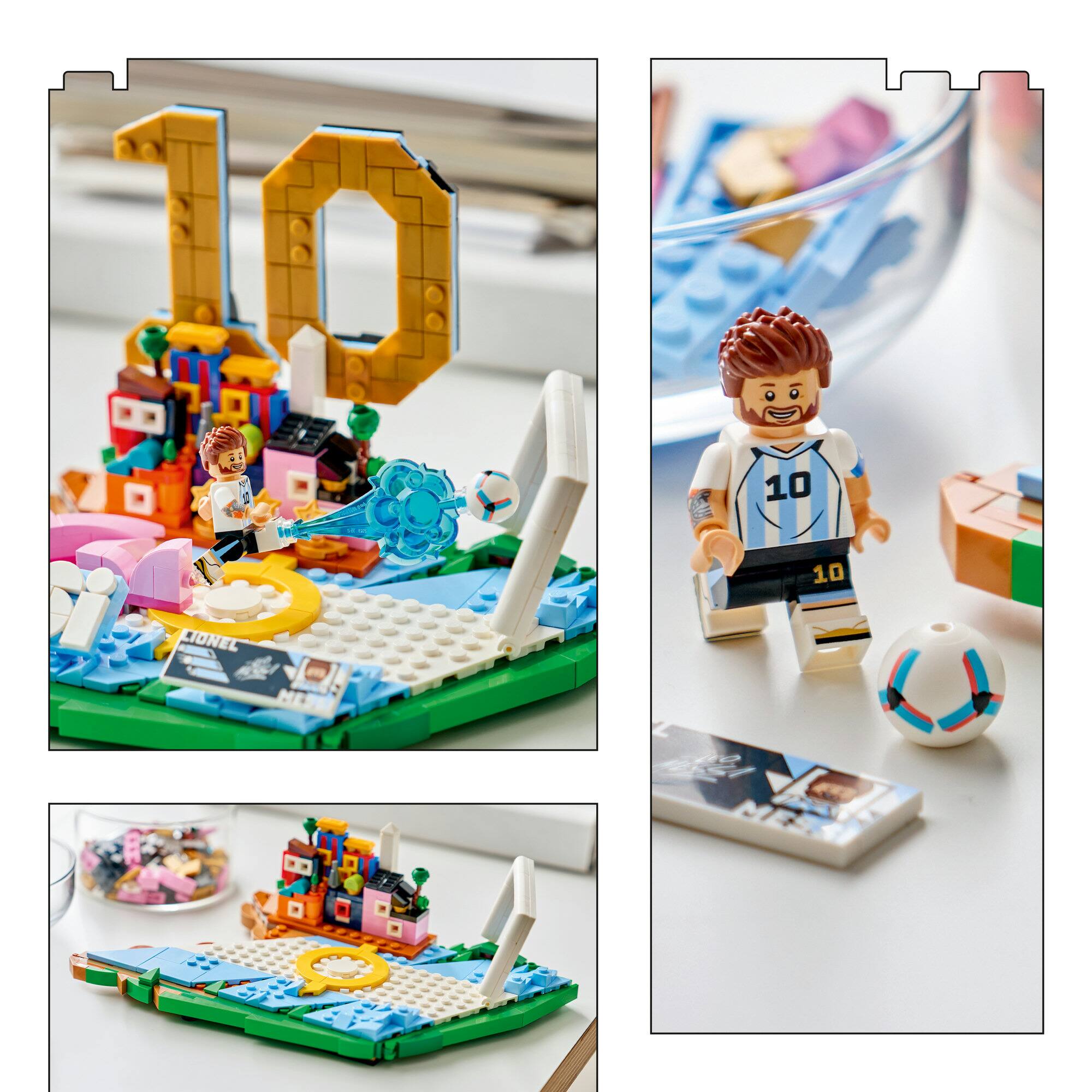 LEGO® Lionel Messi Soccer Highlights Football Editions Building Kit 43011