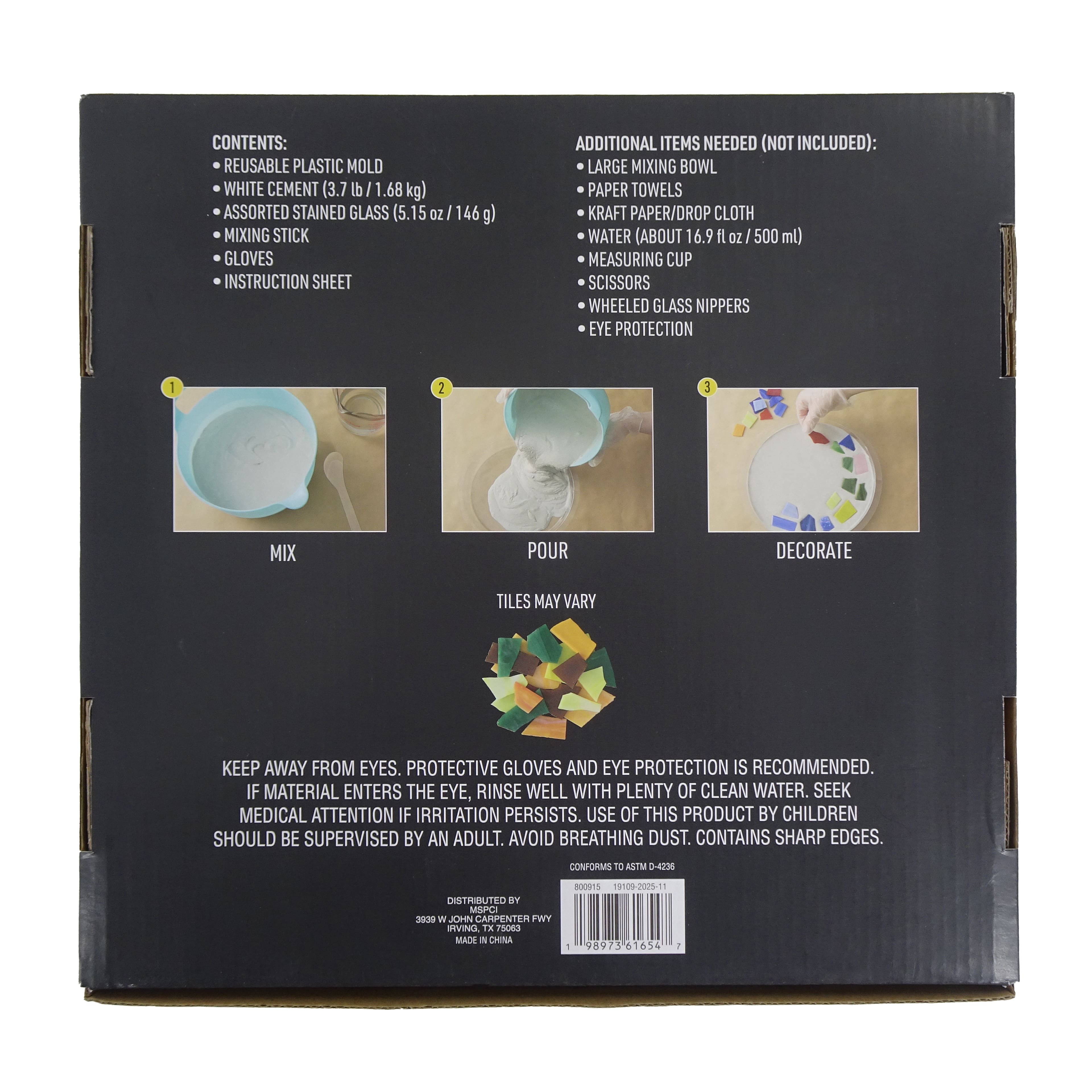 10" Floral Heart Stepping Stone Kit by Make Market®