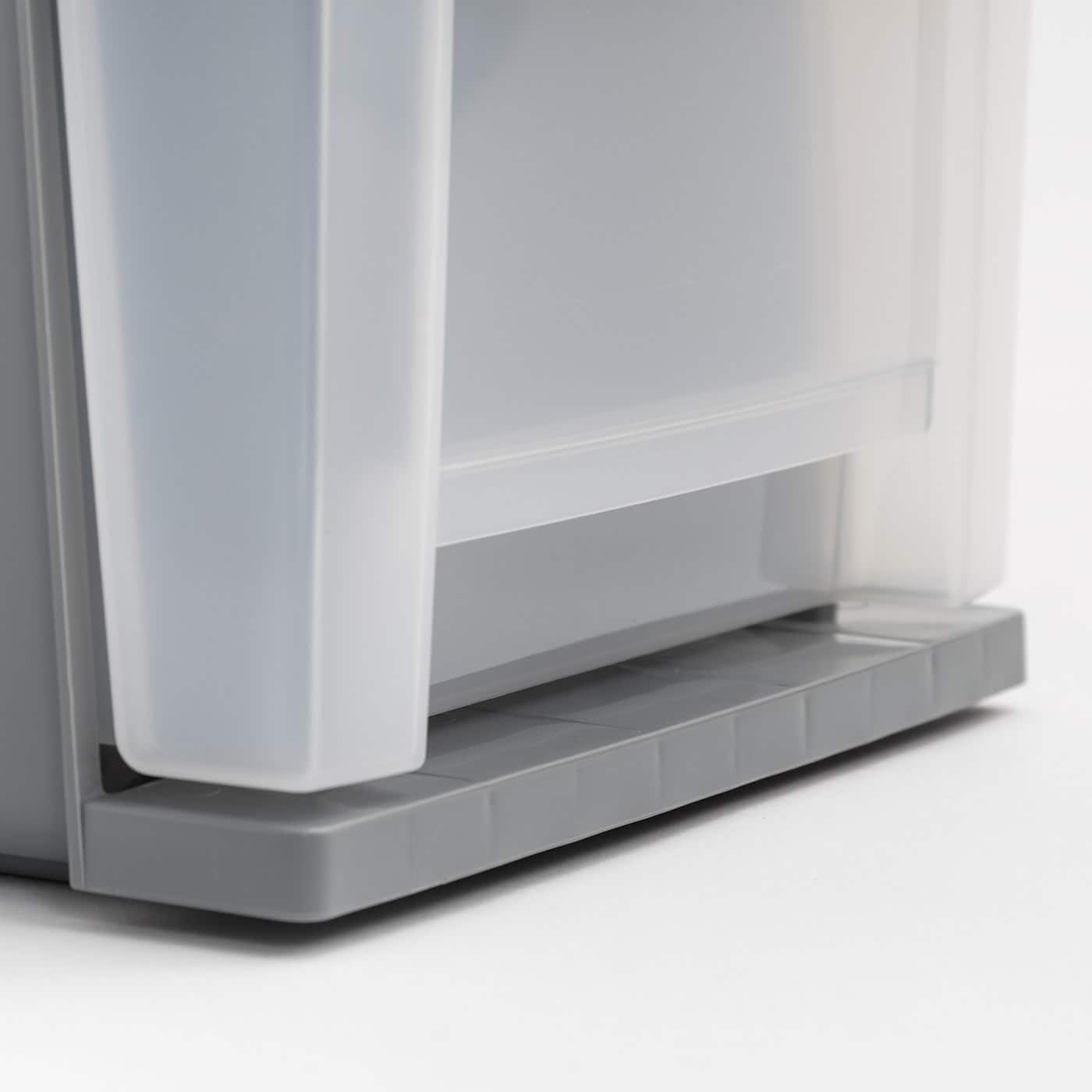 IRIS® 6.5qt. Gray Stackable Storage Drawer