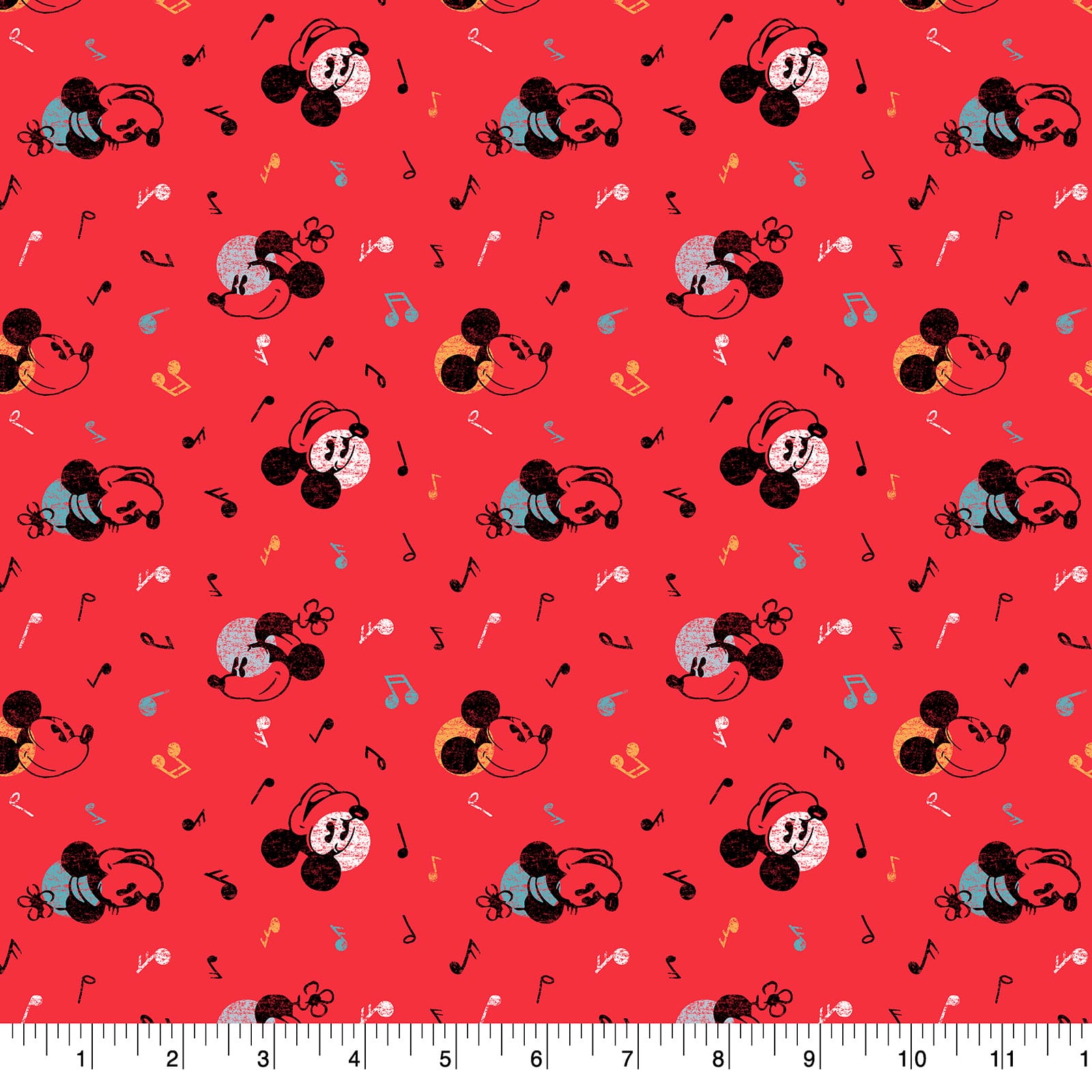 Springs Creative Disney® Mickey & Minnie Vintage Music Cotton Fabric