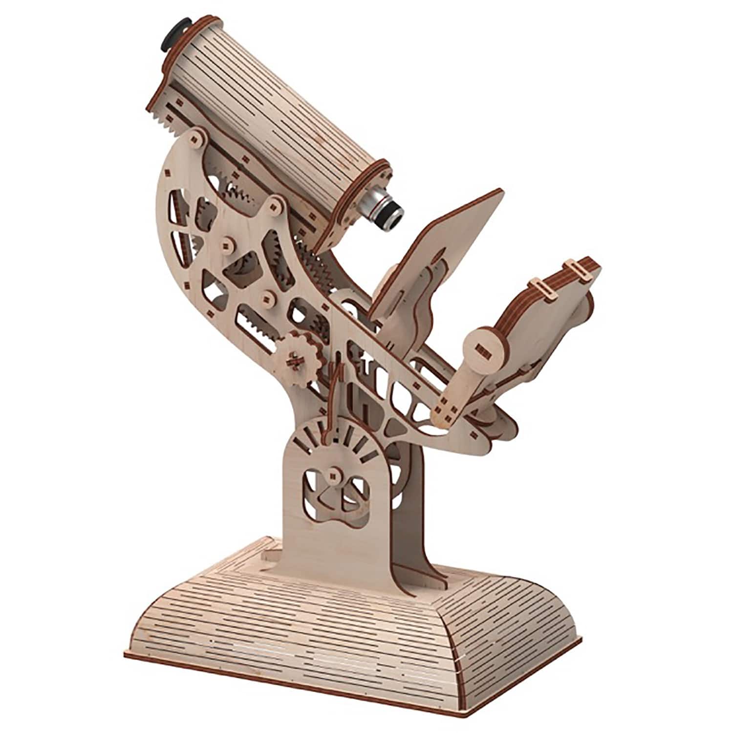 Mr. Playwood Microscope Mechanical Wooden 3D STEM Model Kit