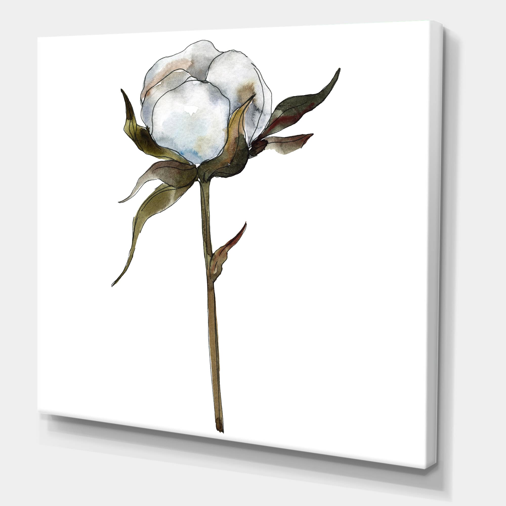 Designart - Retro Cotton Flower