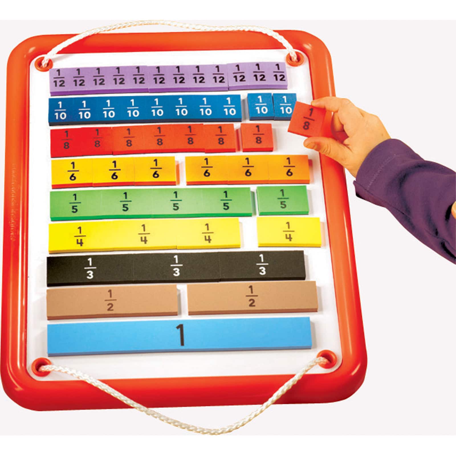 Educational Insights® Foam Magnetic Fraction Strips