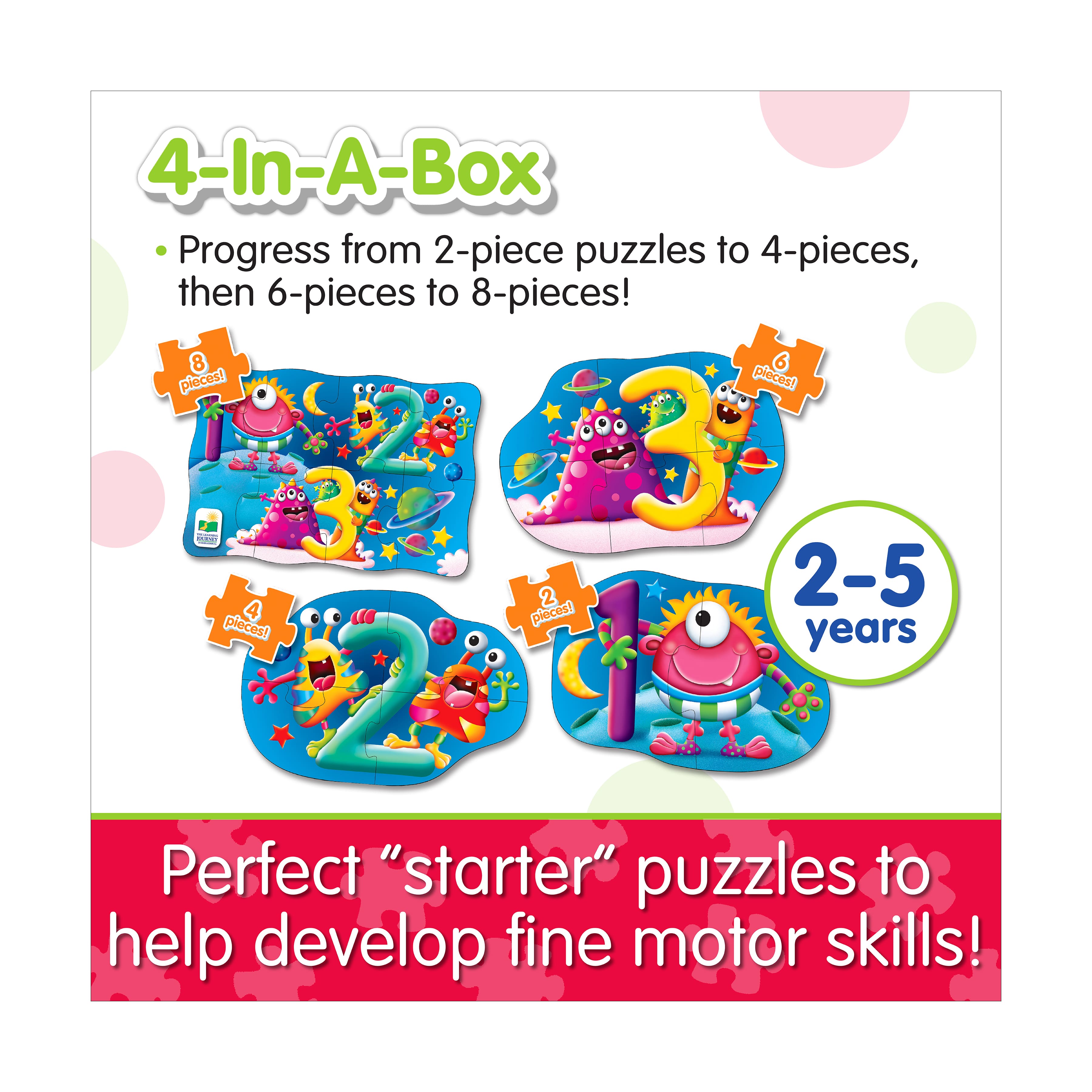 My First Puzzles - 4 In A Box - 123: 20 Pcs
