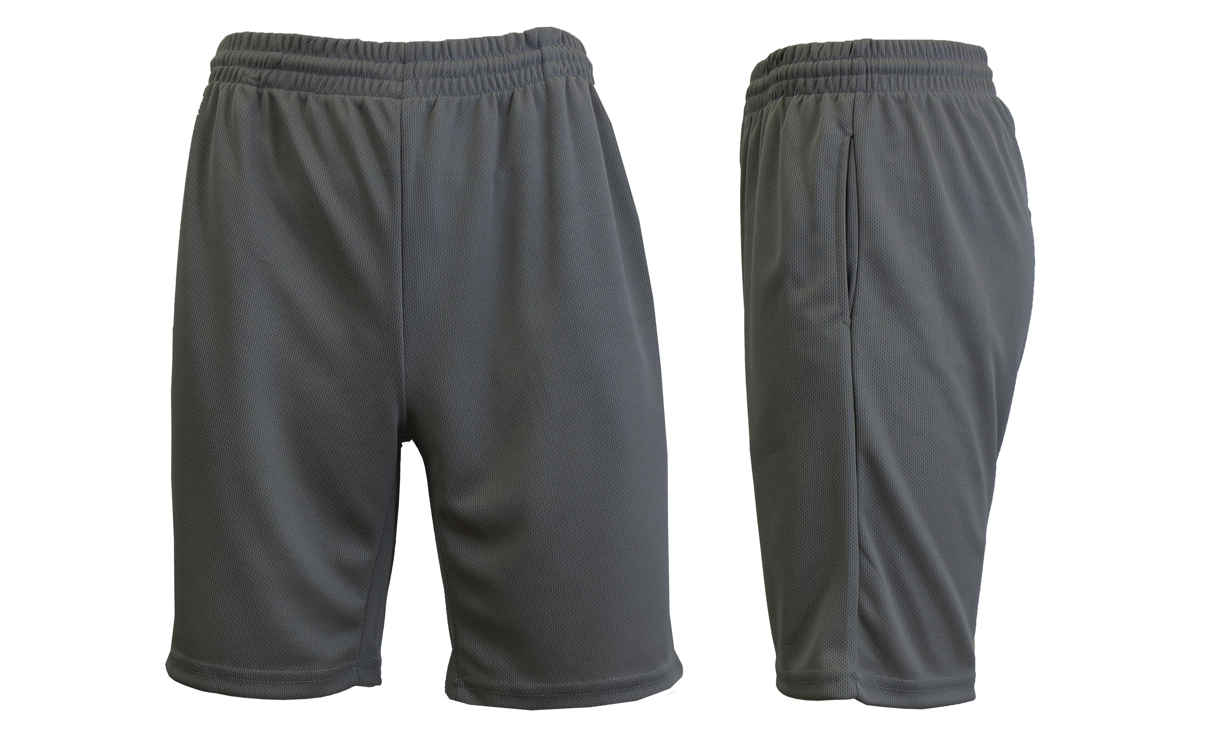 Galaxy by Harvic Men's Moisture Wicking Performance Basic Mesh Shorts