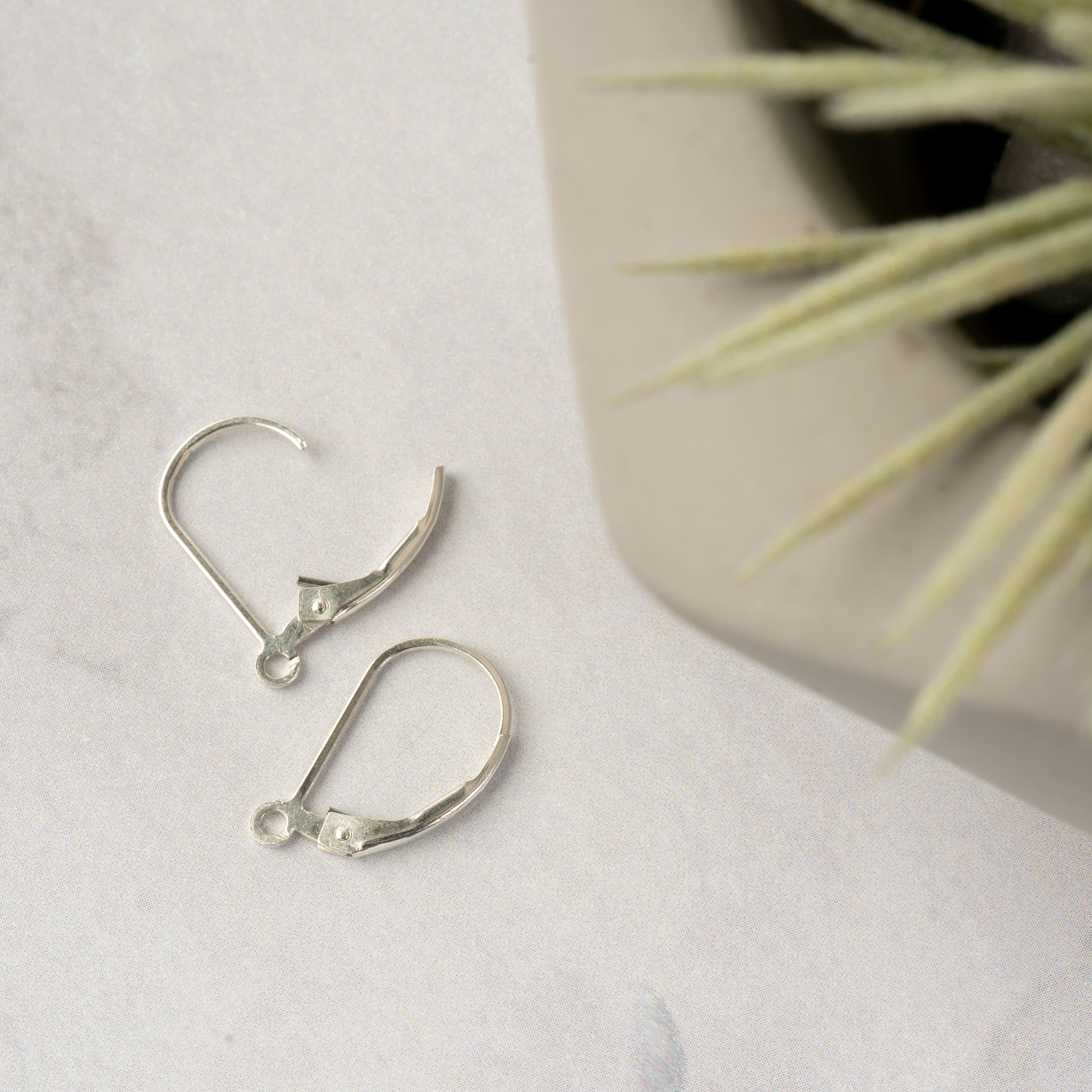 12 Packs: 2 ct. (24 total) 14mm Sterling Silver Lever Backs by Bead Landing™
