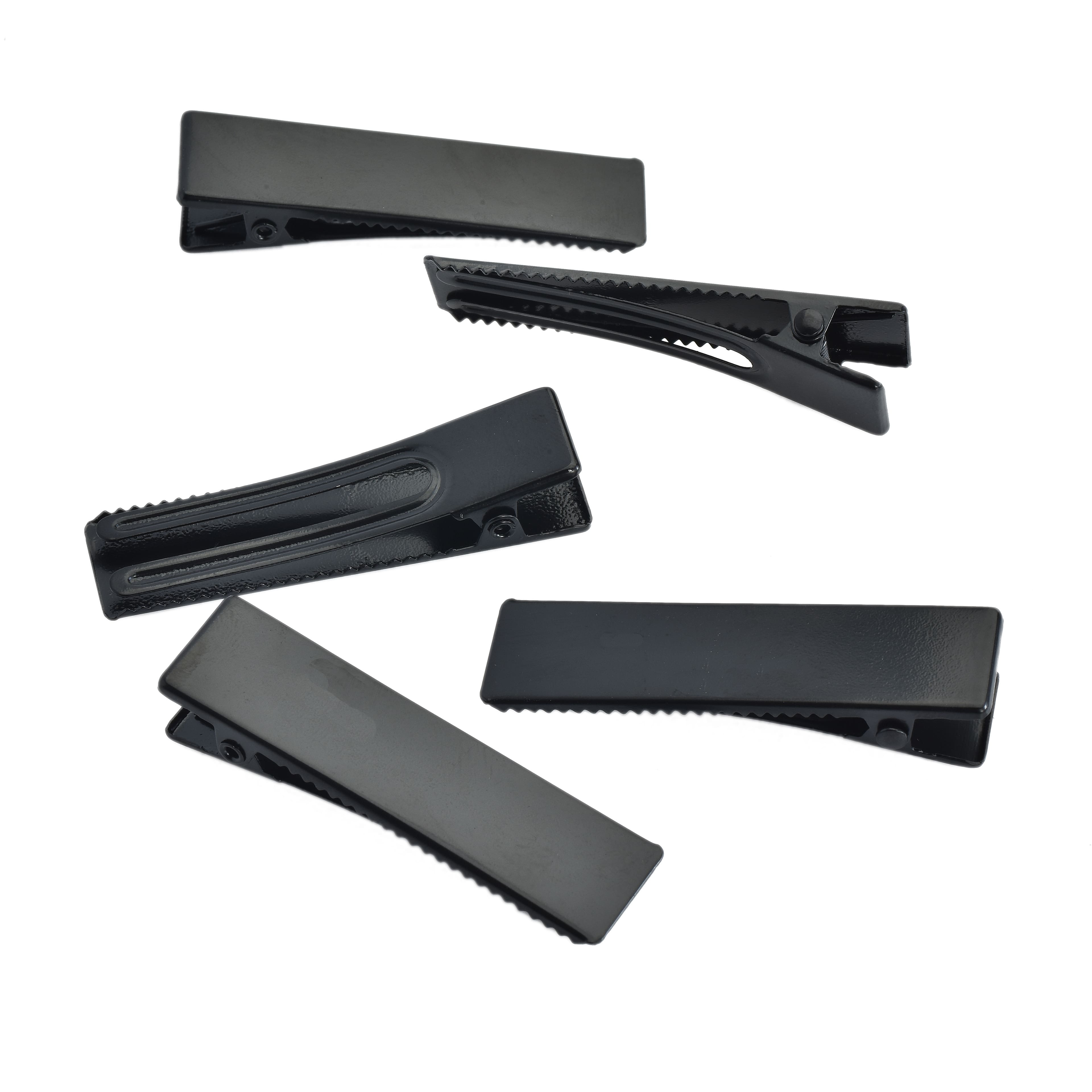 16mm Alligator Clip Blanks, 8ct. by Bead Landing™, Color: Black