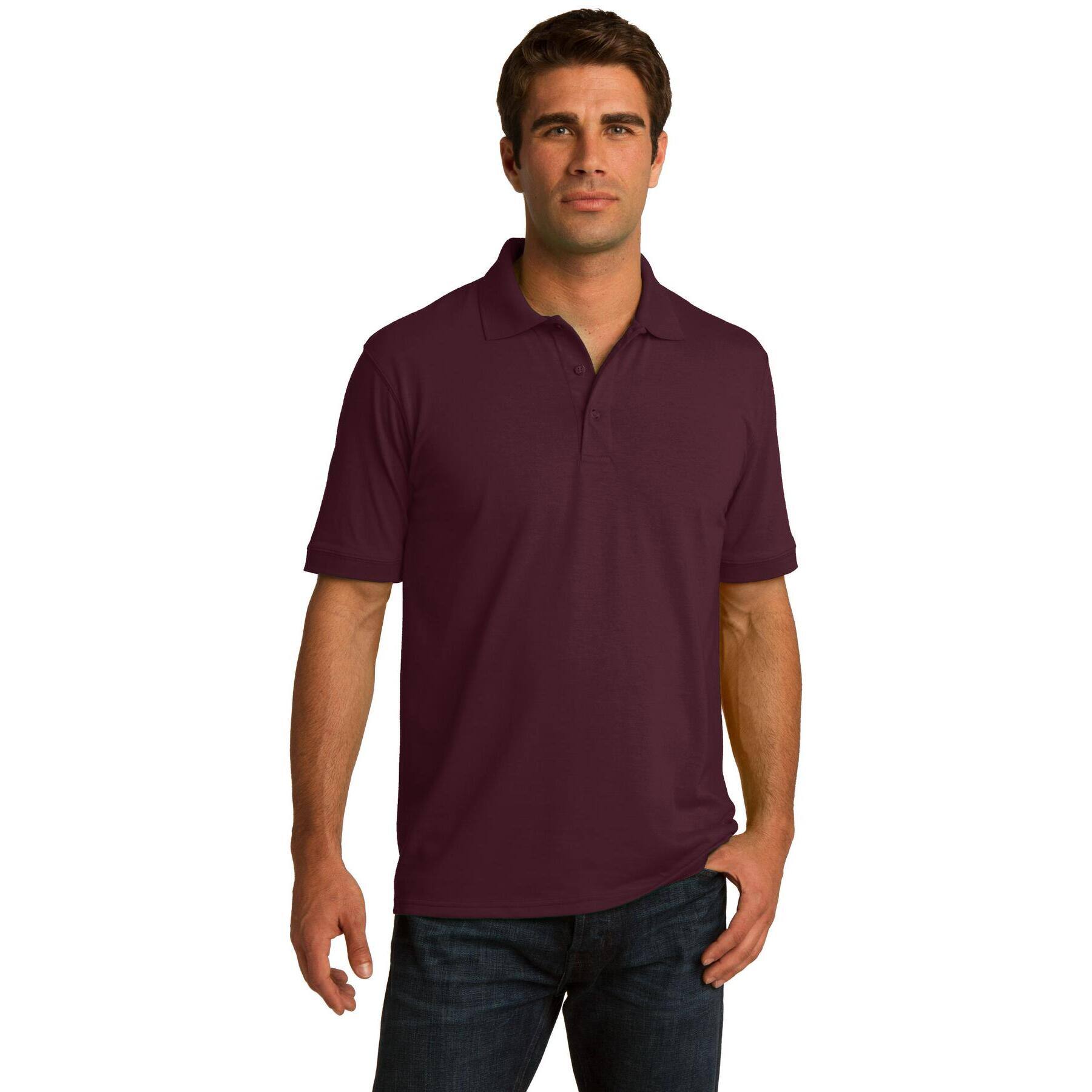 Port & Company® Darks Core Blend Jersey Knit Polo