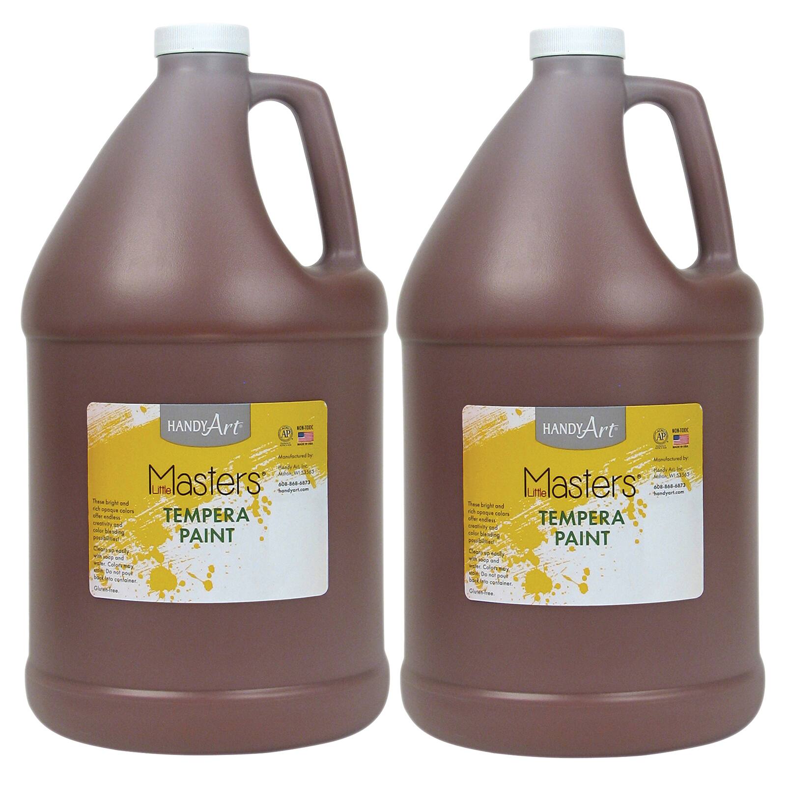 Handy Art® Little Masters® Tempera Paint Gallon, 2ct. in Brown | 128 fl oz | Michaels®