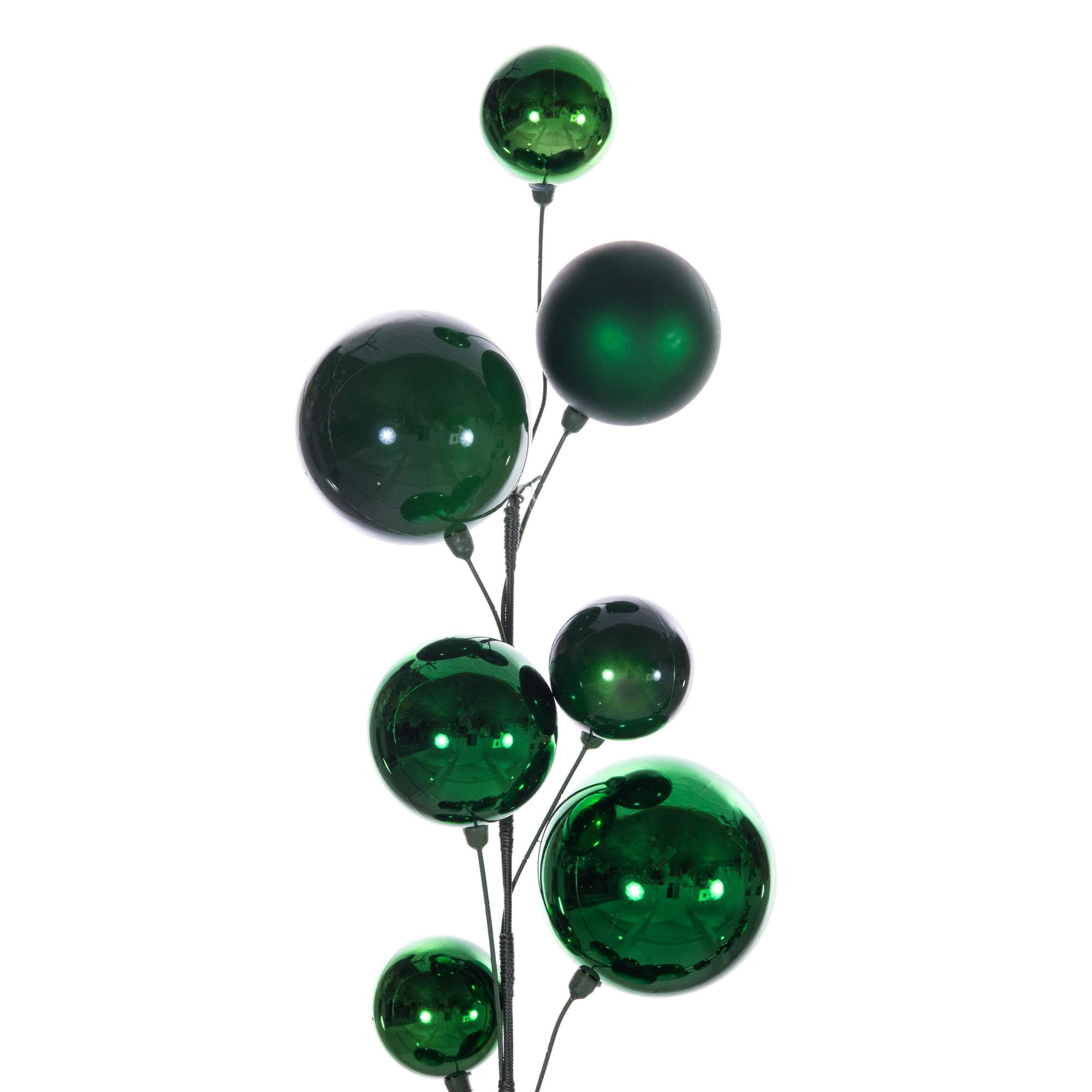 Vickerman 10ft. Shiny Ball Ornaments Branch Garland