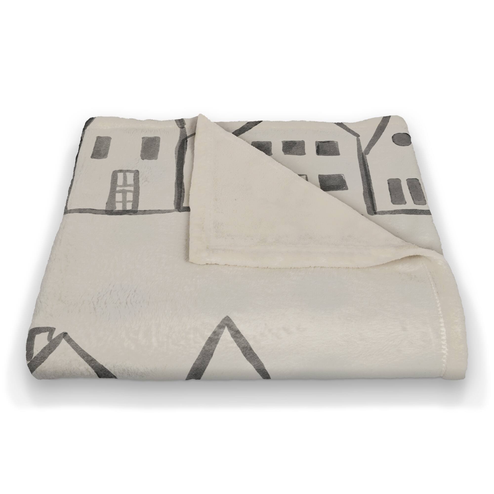There's No Place like Home 50" x 60" Coral Fleece Blanket