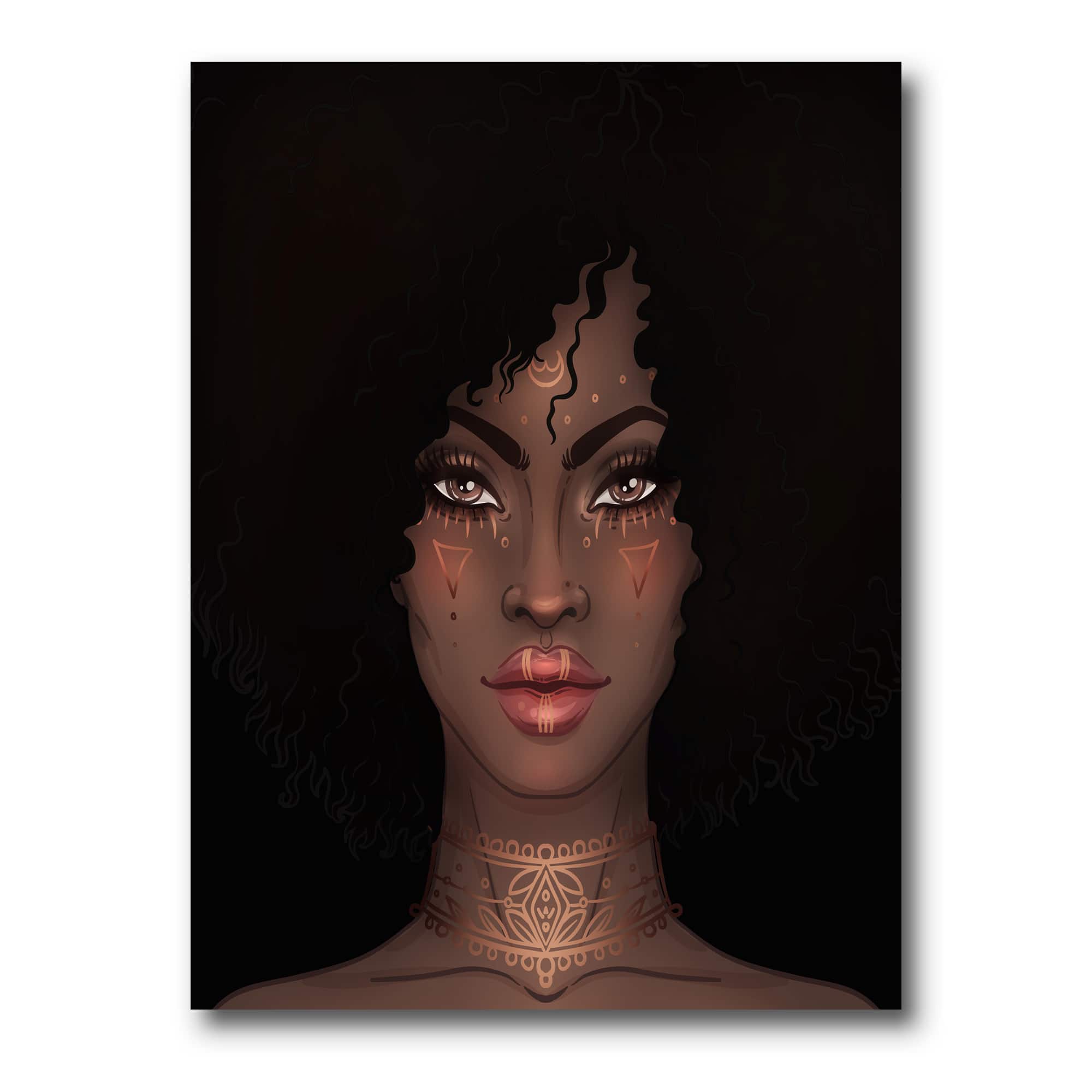 Designart - Portrait of African American Woman II