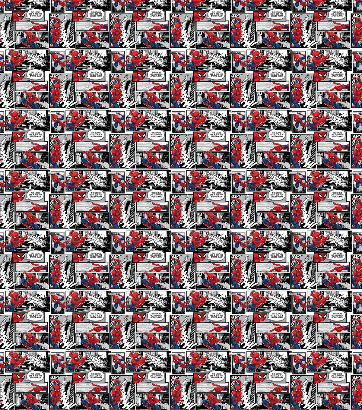 Marvel Spider-Man Comic Cotton Fabric