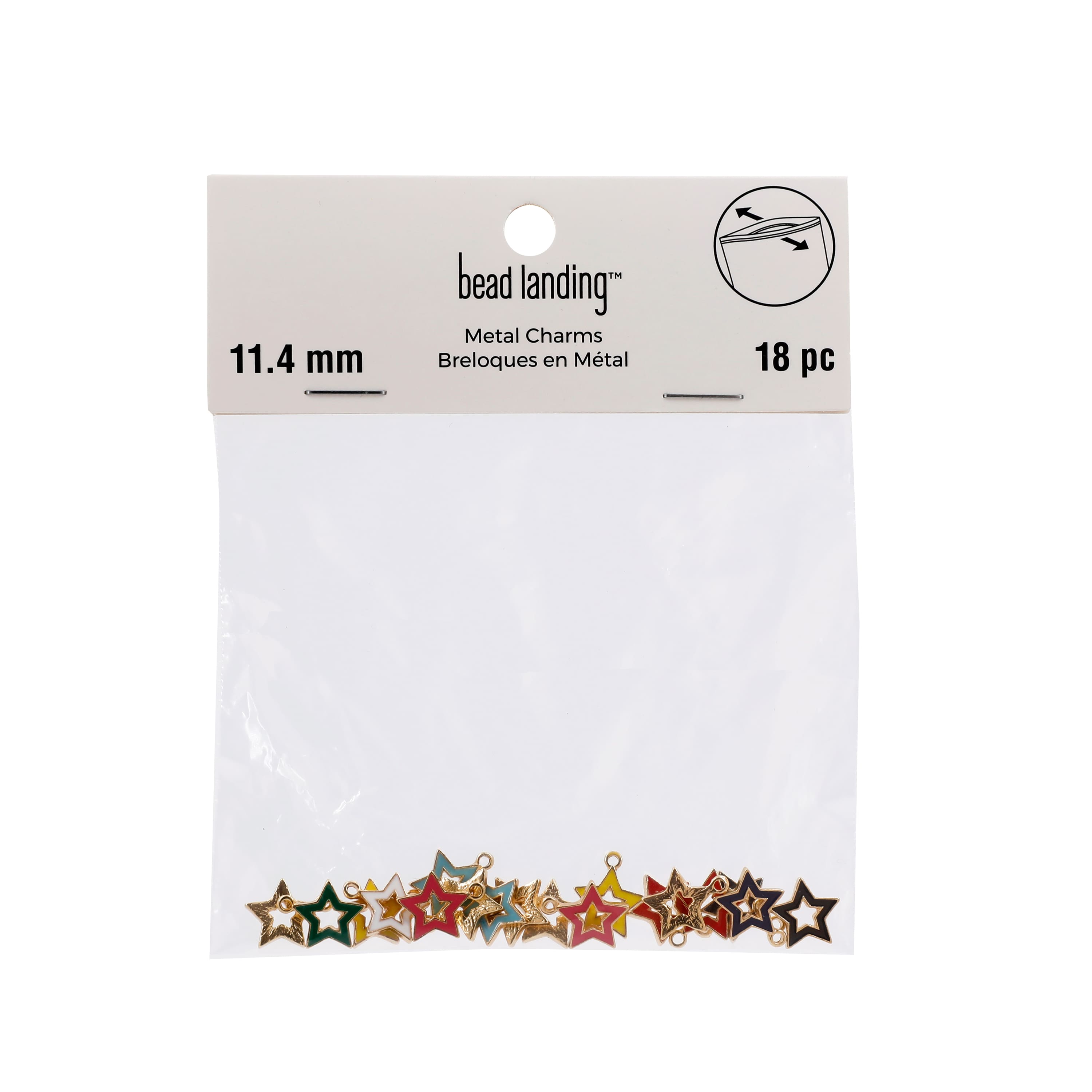Open Star Metal Charm Mix by Bead Landing™