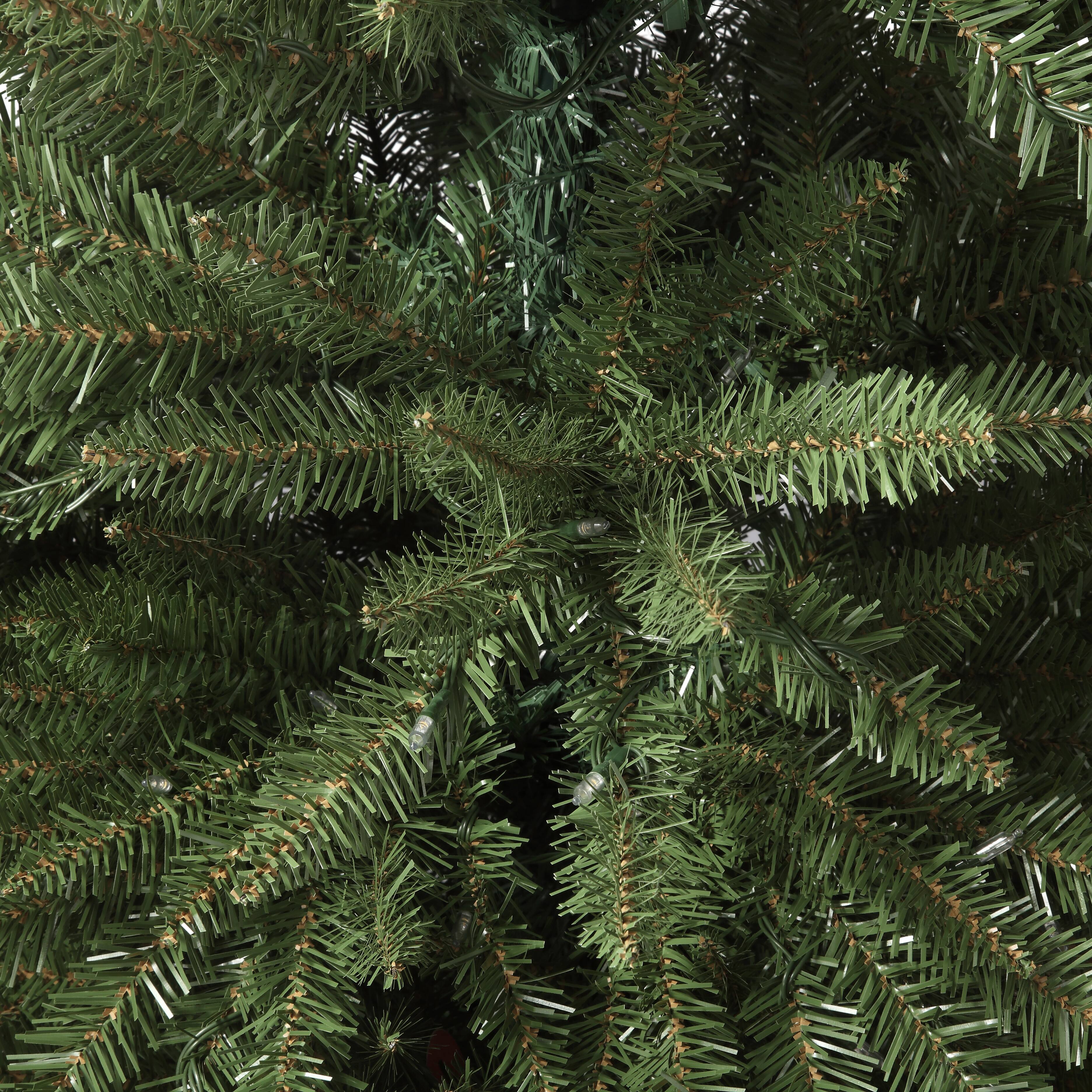 6.5ft. Pre-Lit Dumont Pencil Artificial Christmas Tree, Soft White LED Lights