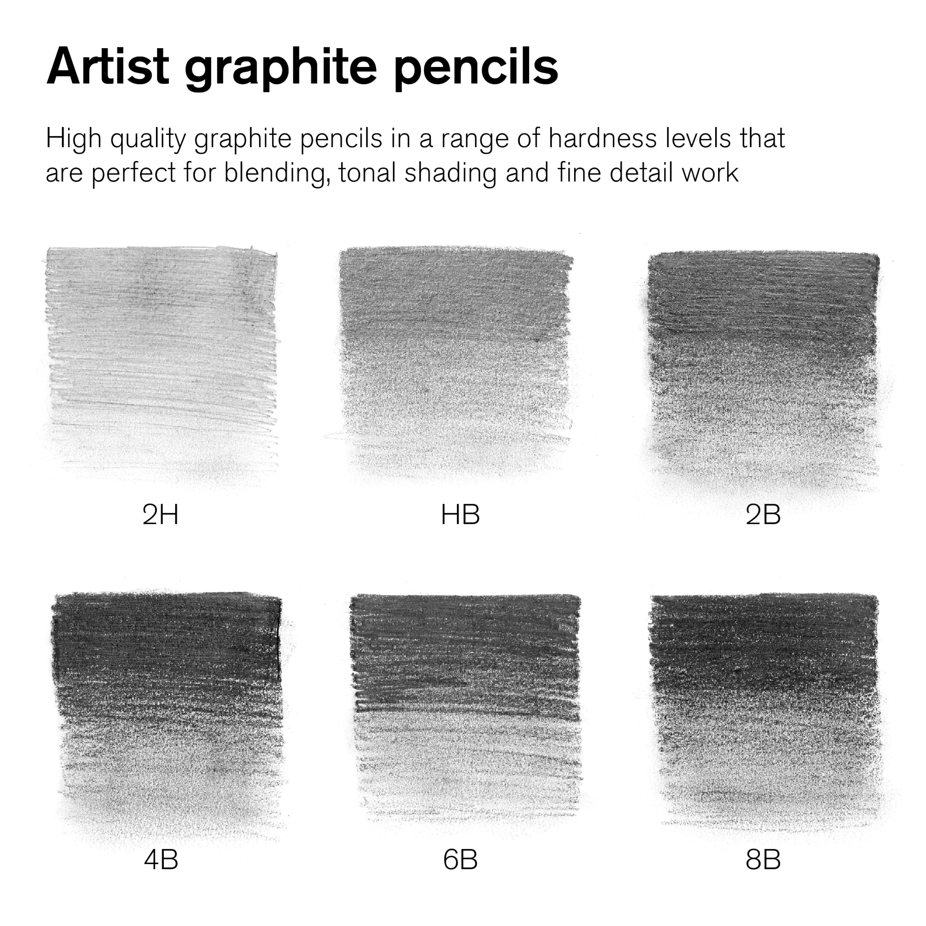 6 Packs: 6 ct. ( total) Winsor & Newton™ Studio Collection™ Graphite Pencil Tin Set