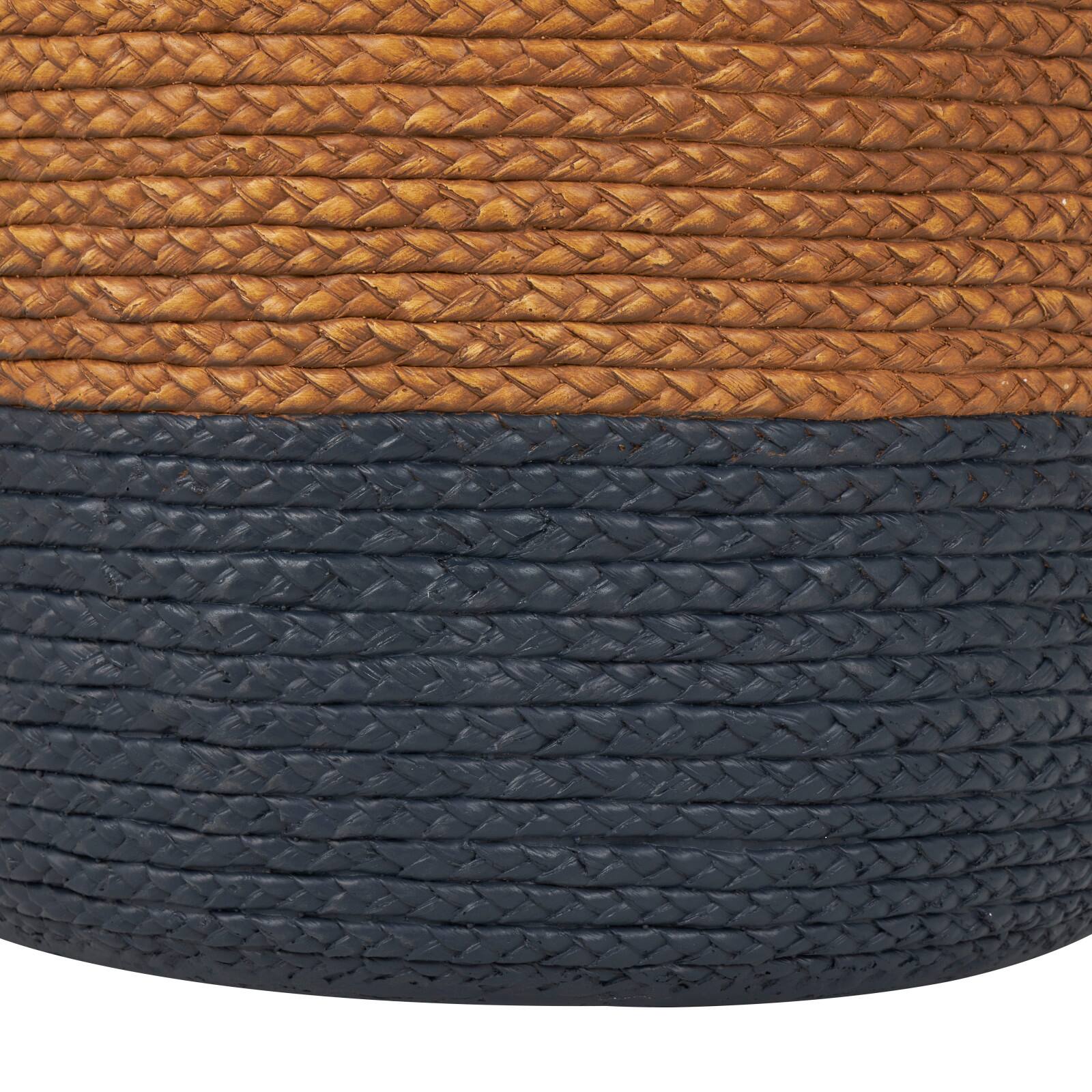 Brown Magnesium Oxide Two-Toned Garden Stool
