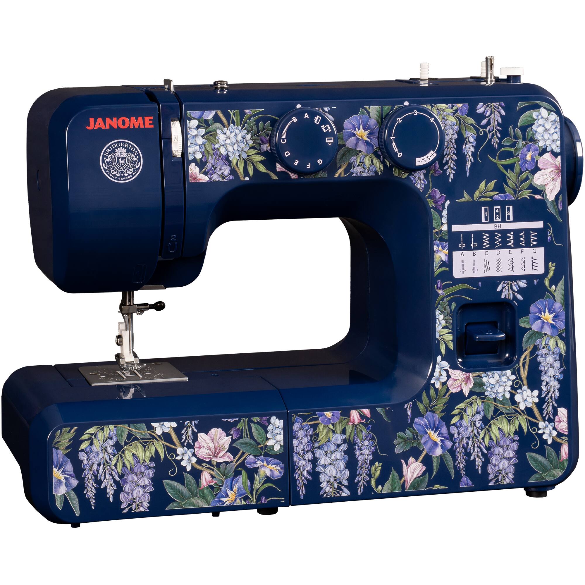 Janome Bridgerton Collection Easy-to-Use 15-Stitch Sewing Machine