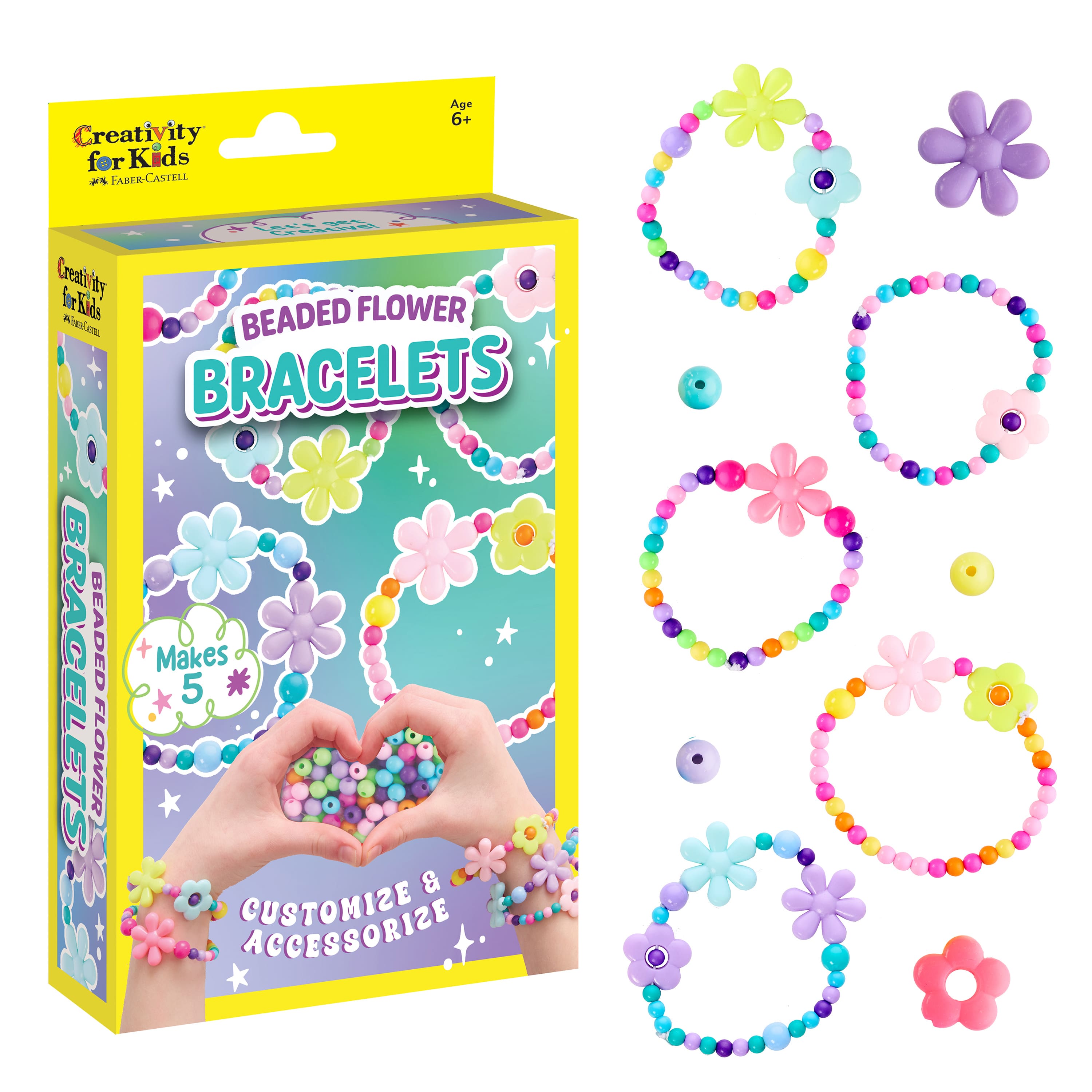 Creativity for Kids Beaded Flowers Bracelets Kit