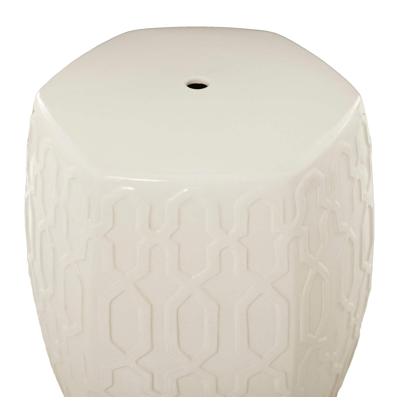Ceramic Contemporary Accent Table
