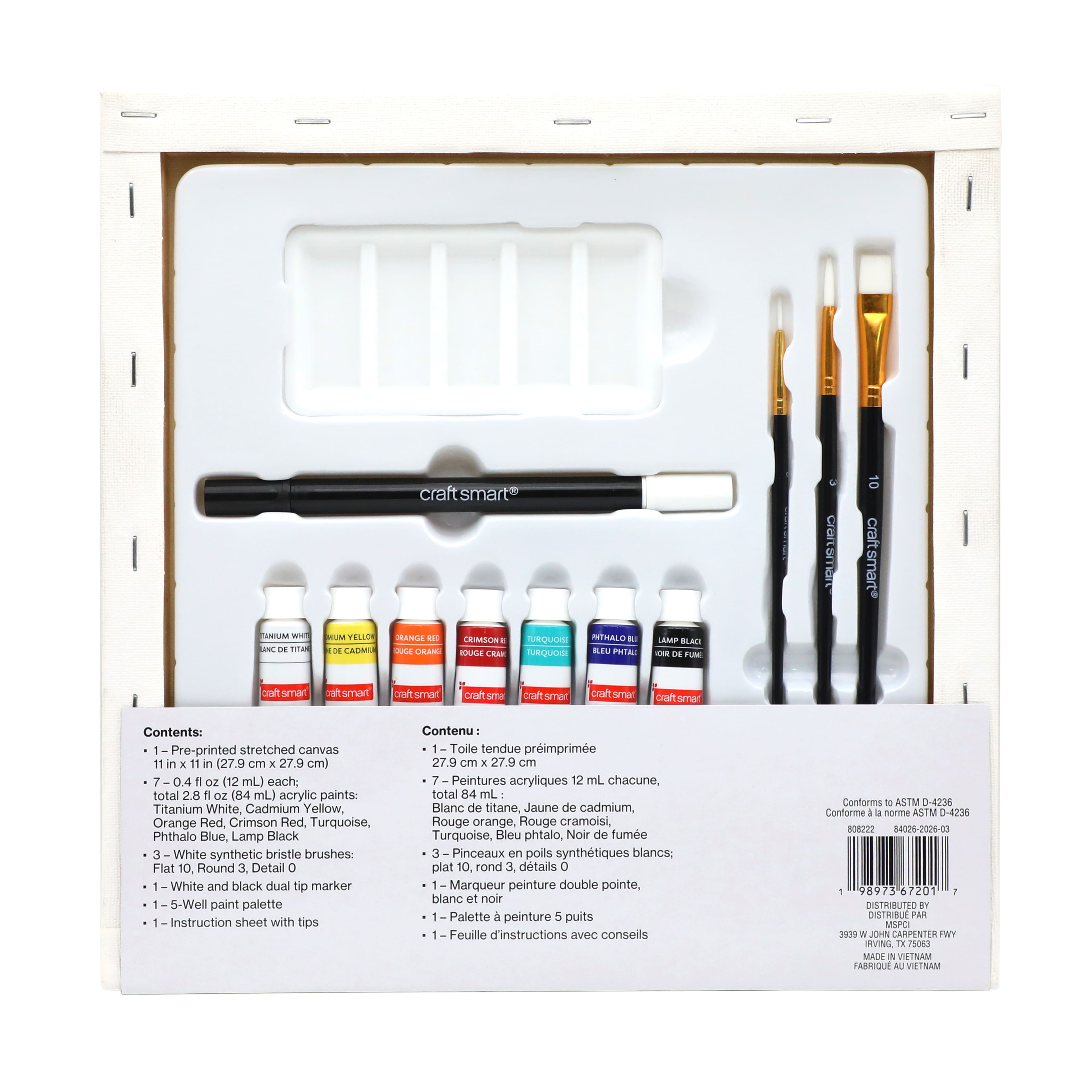11" x 11" Pumpkin Treescape Canvas Painting Kit by Craft Smart®