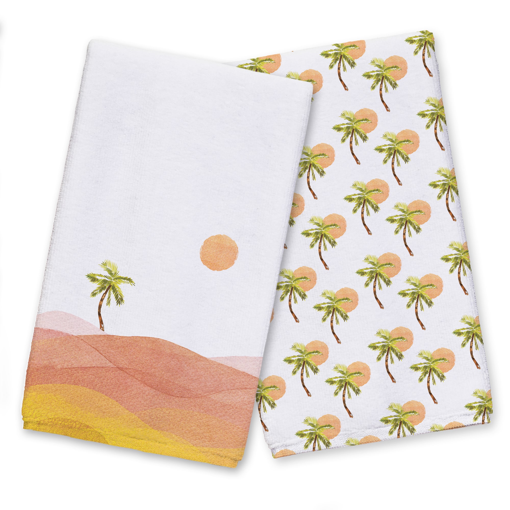 Desert Watercolor 16" x 25" Tea Towel Set of 2