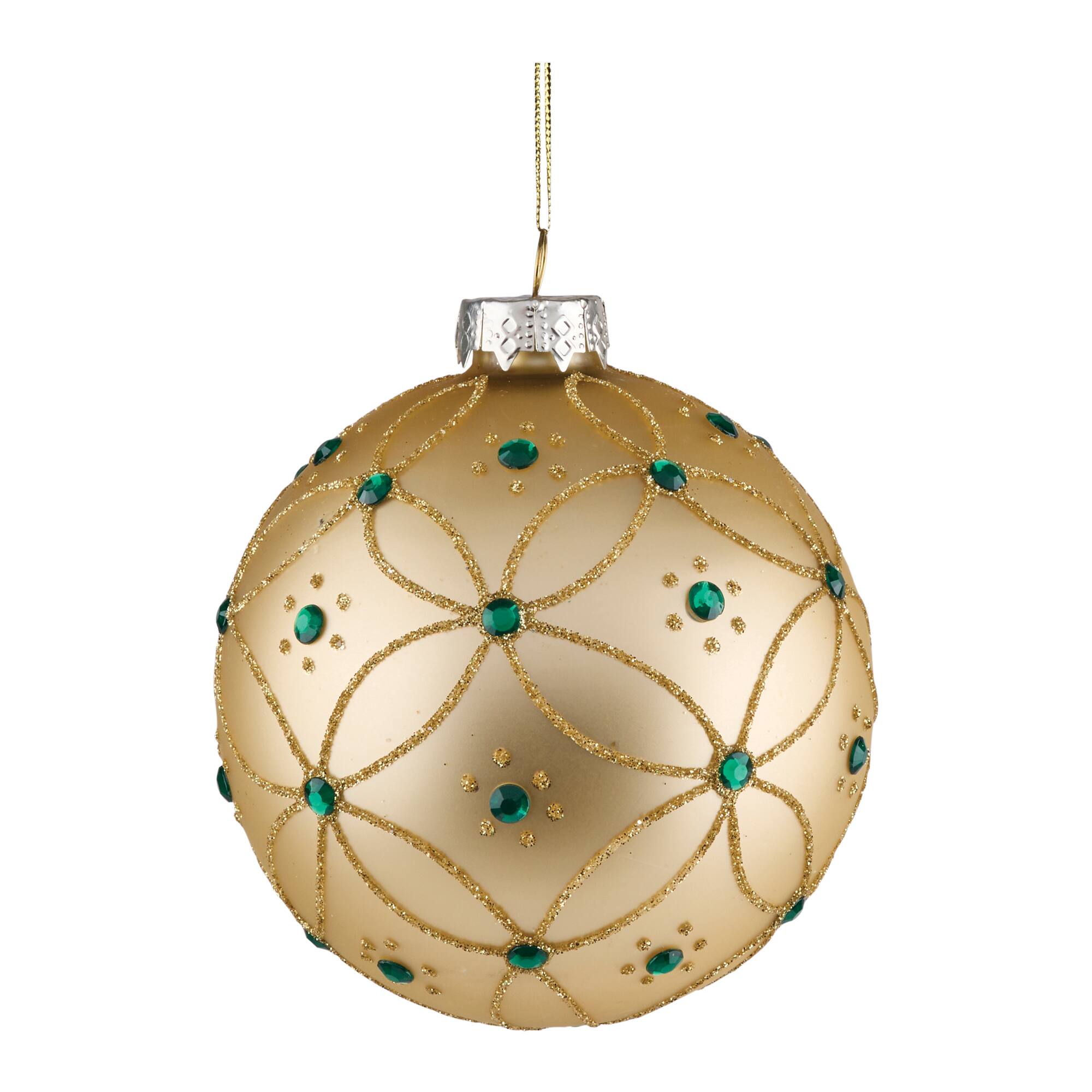 Melrose 4" Glass Ball Ornaments, 4ct.