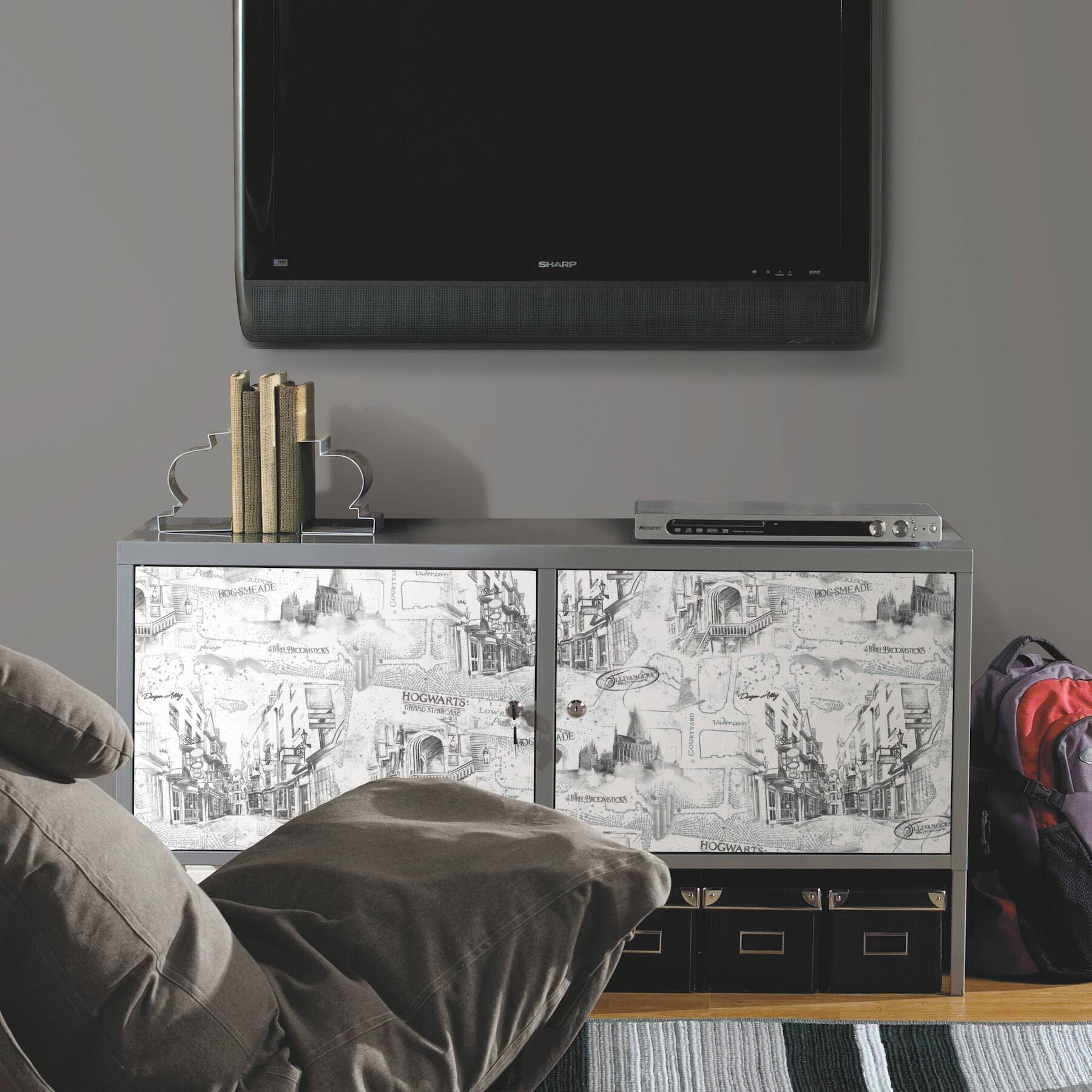 RoomMates Harry Potter Map Peel & Stick Wallpaper