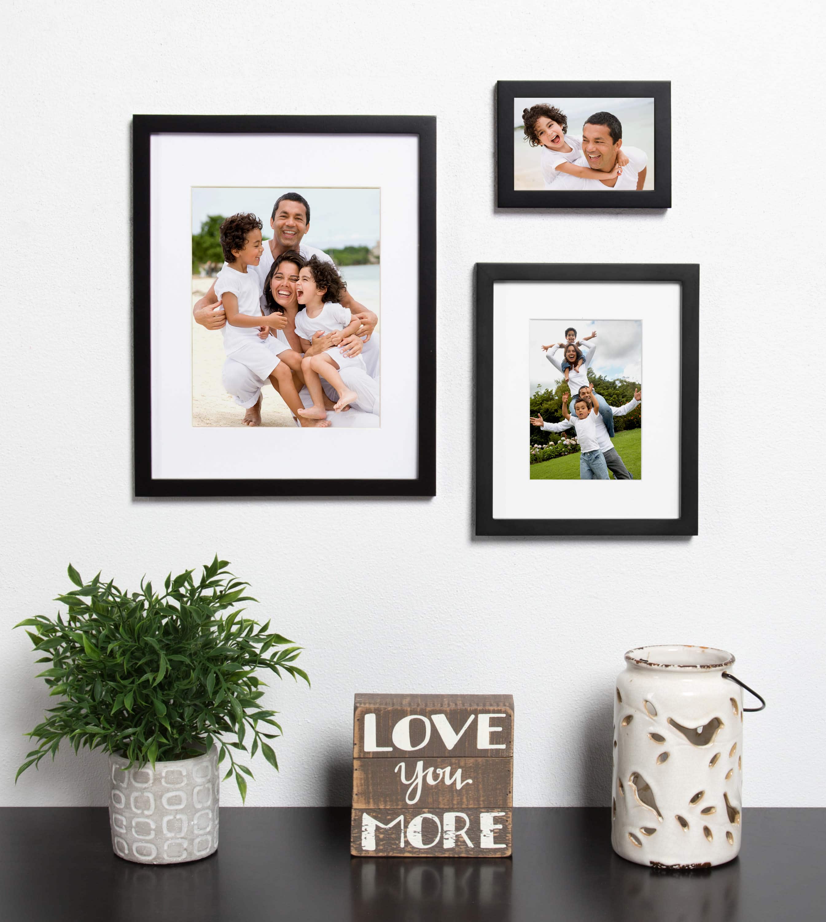 Kate and Laurel 11" x 14" Gallery Picture Wood Frame 8" x 10" with Mat